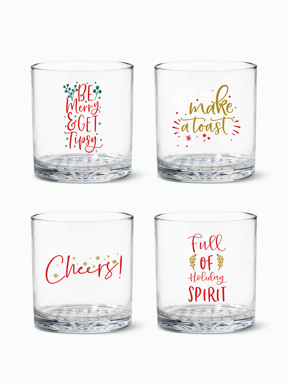 Holiday Spirit - RESERVE 12oz Old Fashioned Tritan Copolyester Glass、mySite、camillekostekn