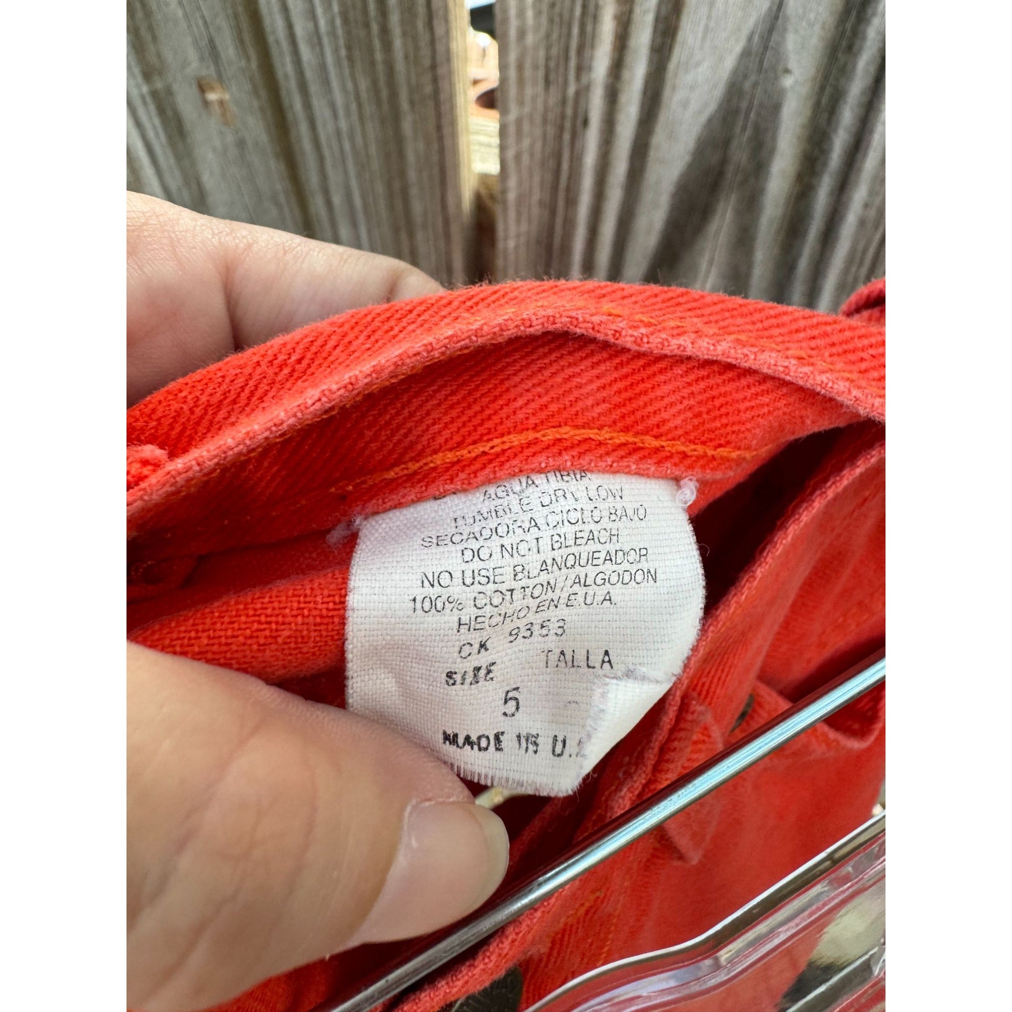 90's Orange Denim Jean Shorts No Back Pockets Size 5、mySite、garagedoors4me