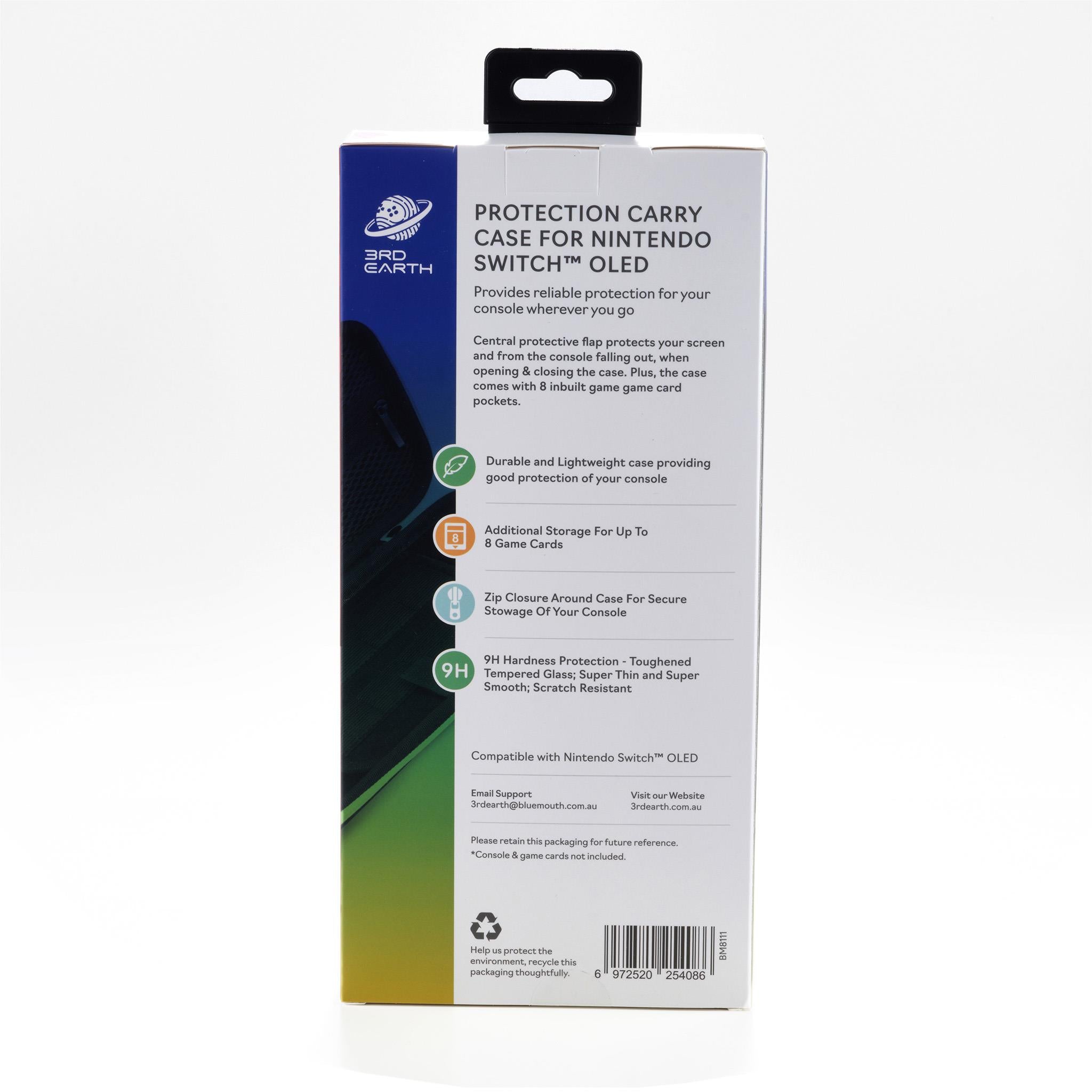 3rd Earth Protection Carry Case for Nintendo Switch OLED、mySite、camillekostekn
