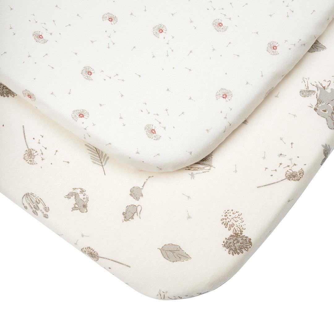  Tutti Bambini Bedside Crib Fitted Sheets - 2 Pack - Cocoon、mySite、merchandisen