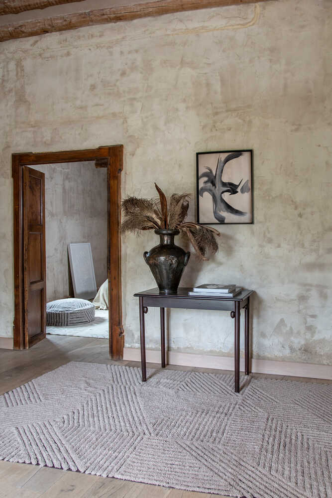 WOOL AREA RUG BLACK CHIA、mySite、gigharbornorthrealestate