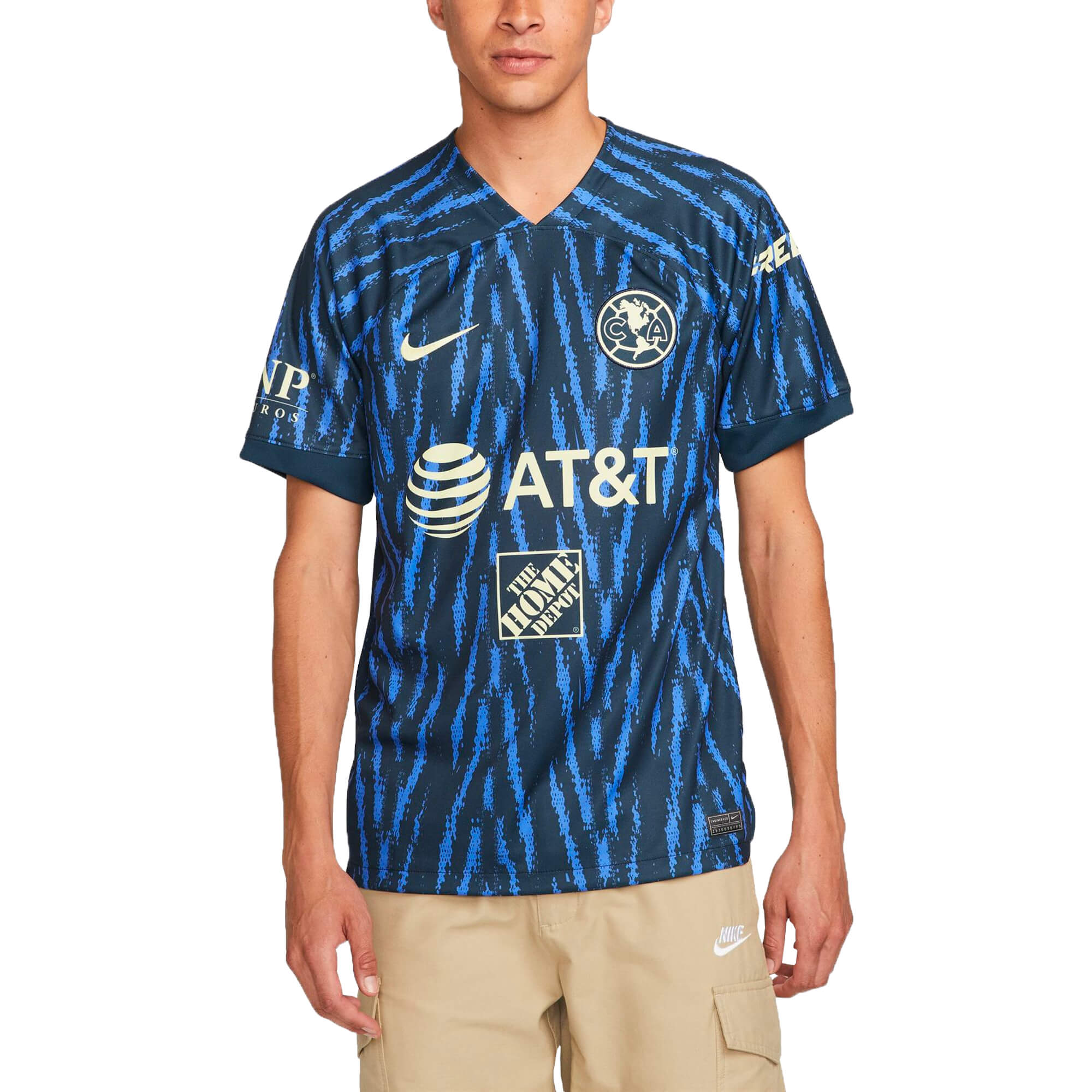 Nike Men's Club America 2022/23 Away Jersey Navy/Lemon Chiffon、mySite、bottomscart