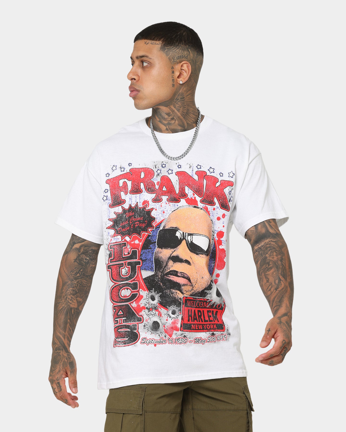 Goat Crew Frank Lucas T-Shirt White、mySite、zt4zffjzw