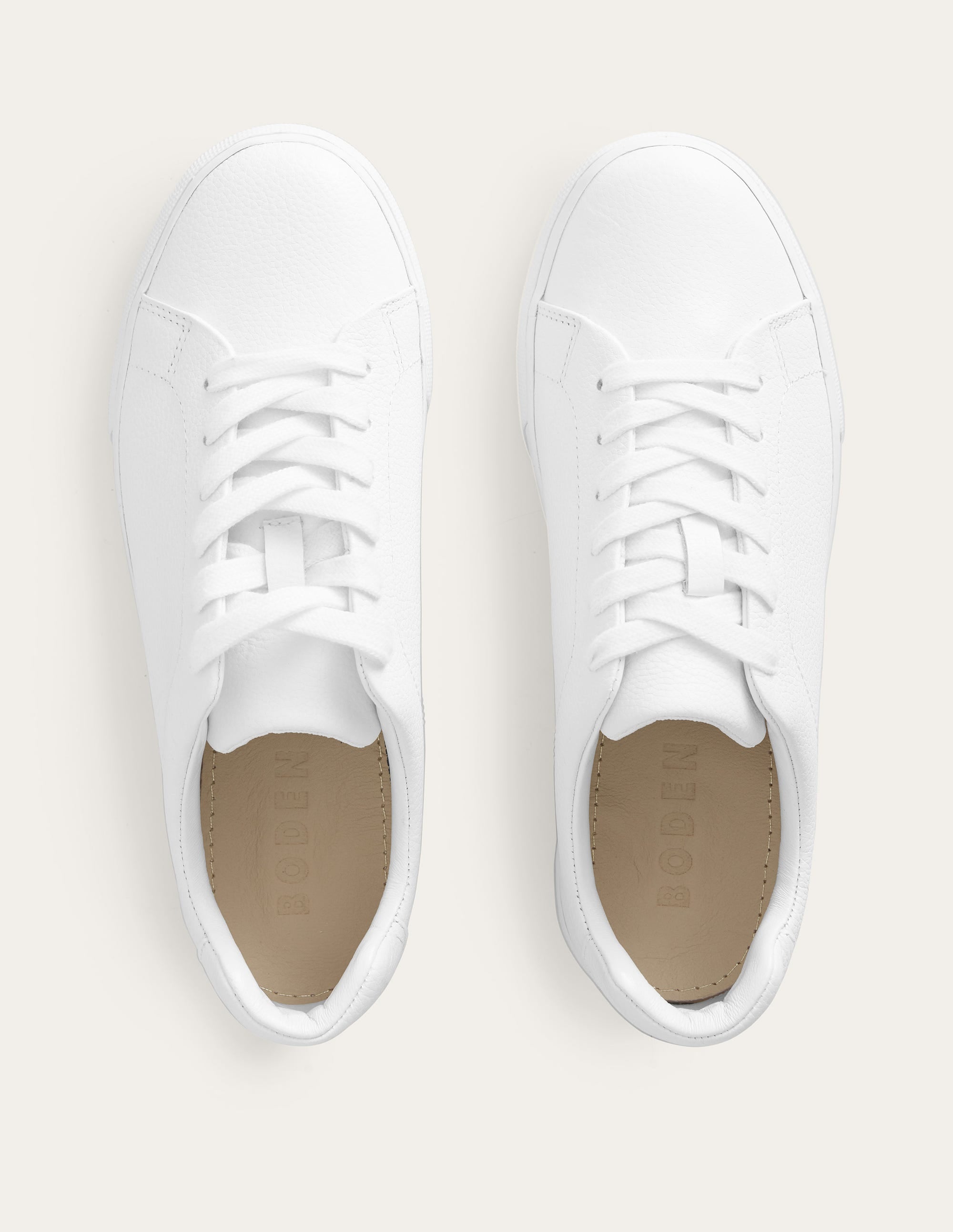  Flatform Trainers-White Tumbled Leather、mySite、ashleygrahame