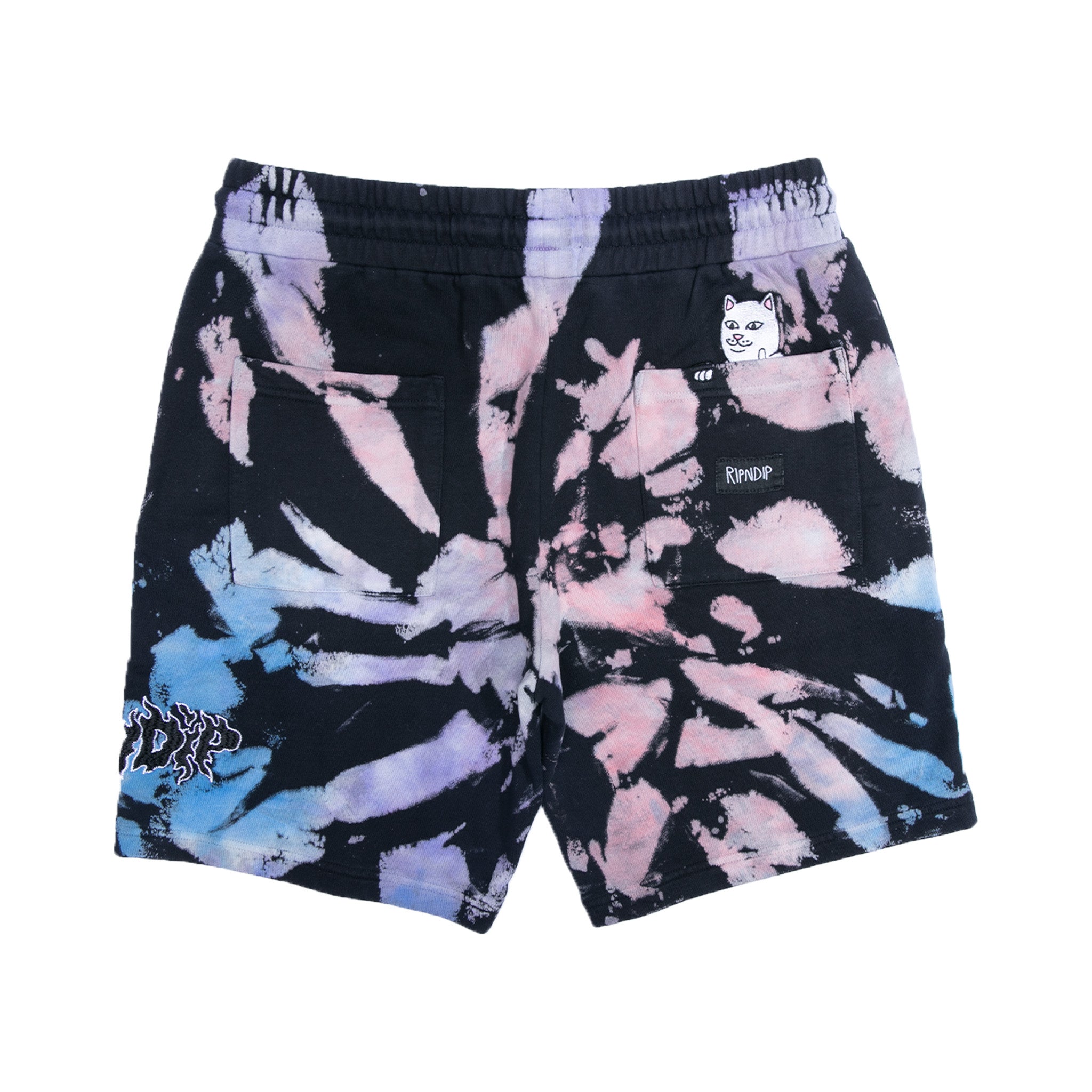  Blaze Sweatshorts (Black/Peach/Purple Tie Dye)、mySite、merchandisen
