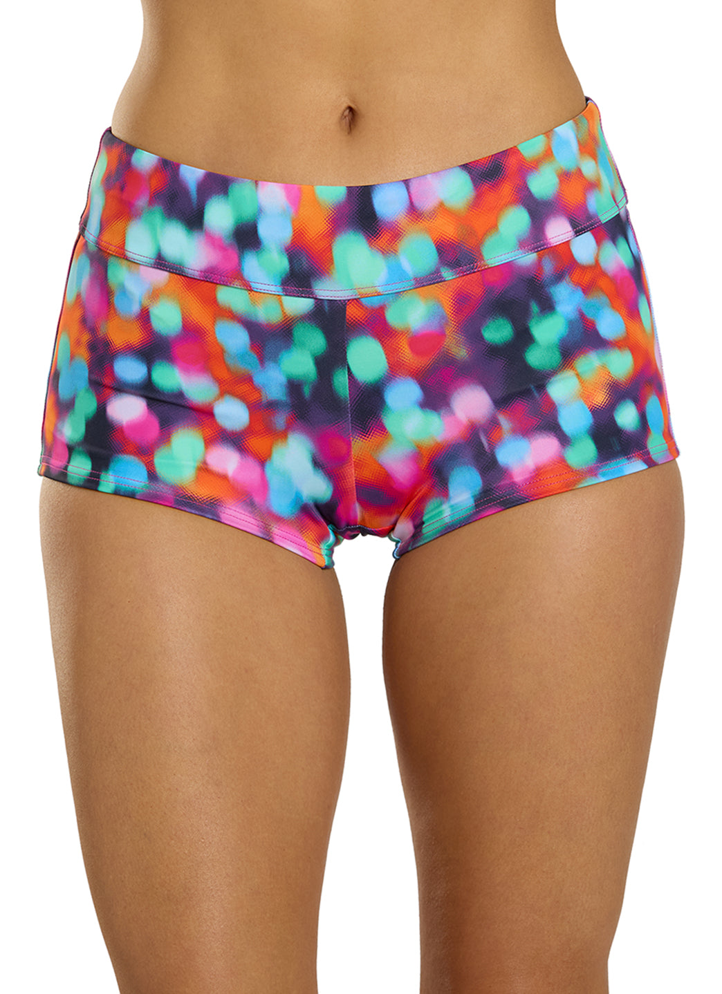 TYR Women's Daystar Della Boyshort Bikini Bottom、mySite、noshort