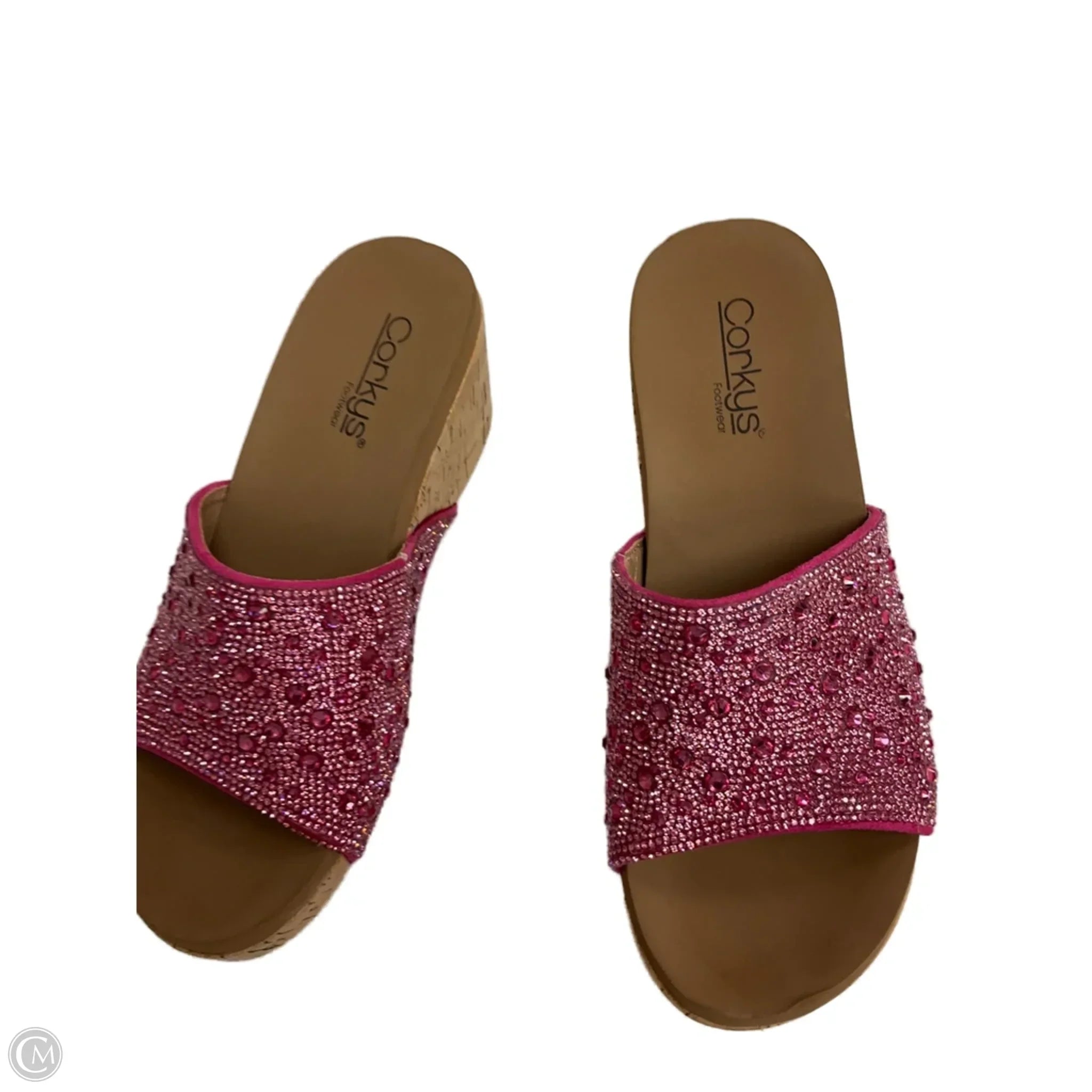 Shoes Heels Wedge By Corkys In Pink, Size: 8、mySite、garagedoors4me