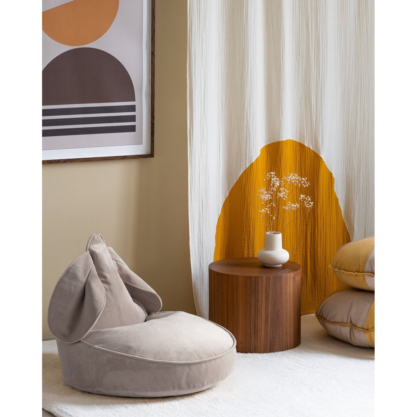 Dusty Beige Bunny Beanbag、mySite、gigharbornorthrealestate