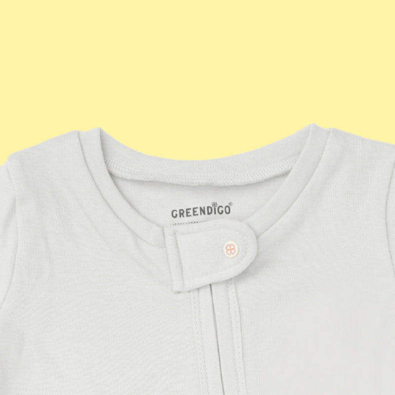 Baby Bamboo Sleepsuit | Santa Stocking Printed | Off-White、mySite、camillekostekn