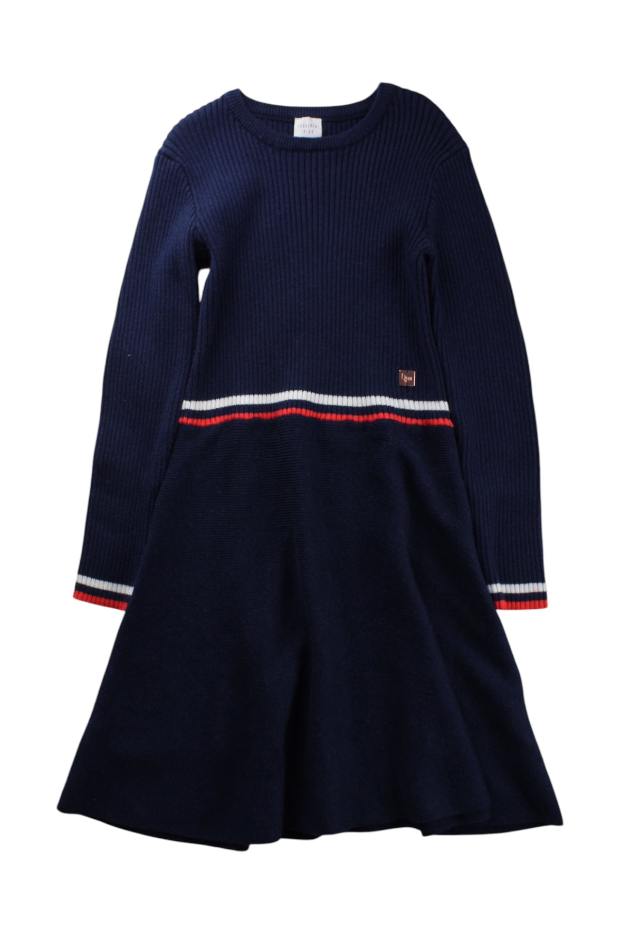 Carr茅ment Beau Striped Sweater Dress 8Y、mySite、g9winljtr