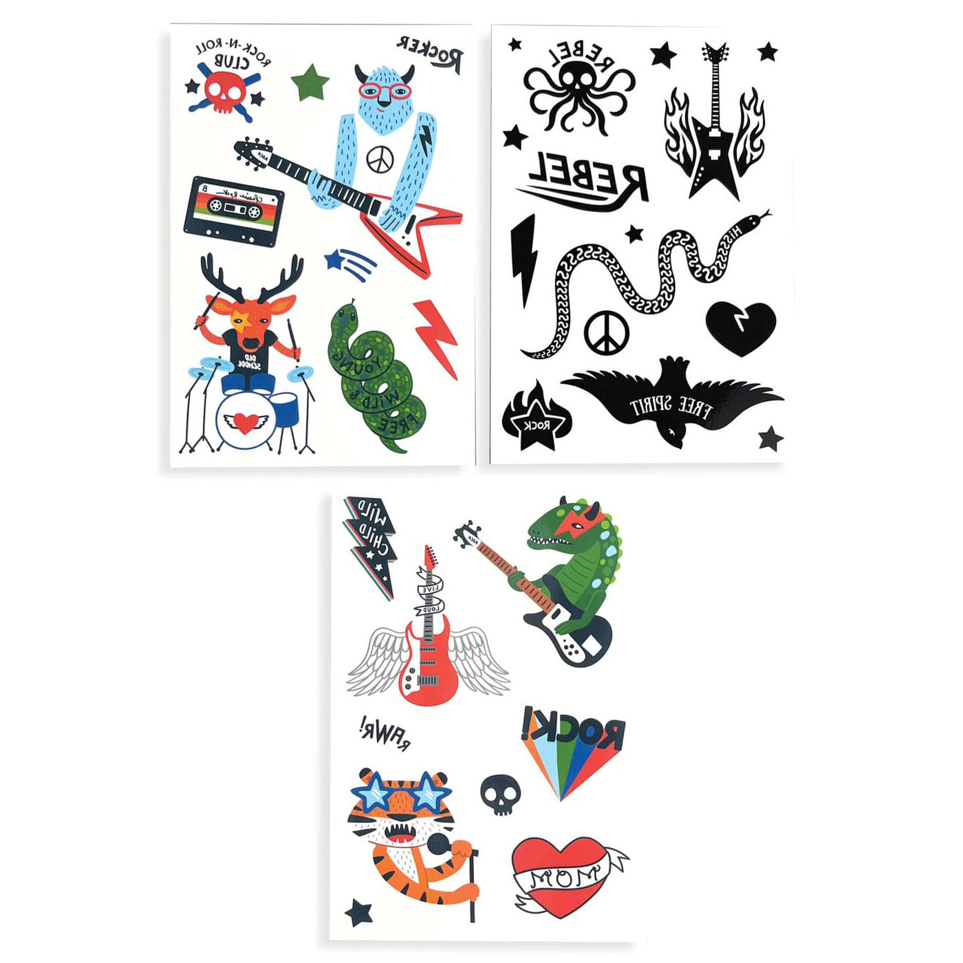  Wanna Rock Tattoo-Palooza Mini Temporary Tattoos、mySite、ghnorth