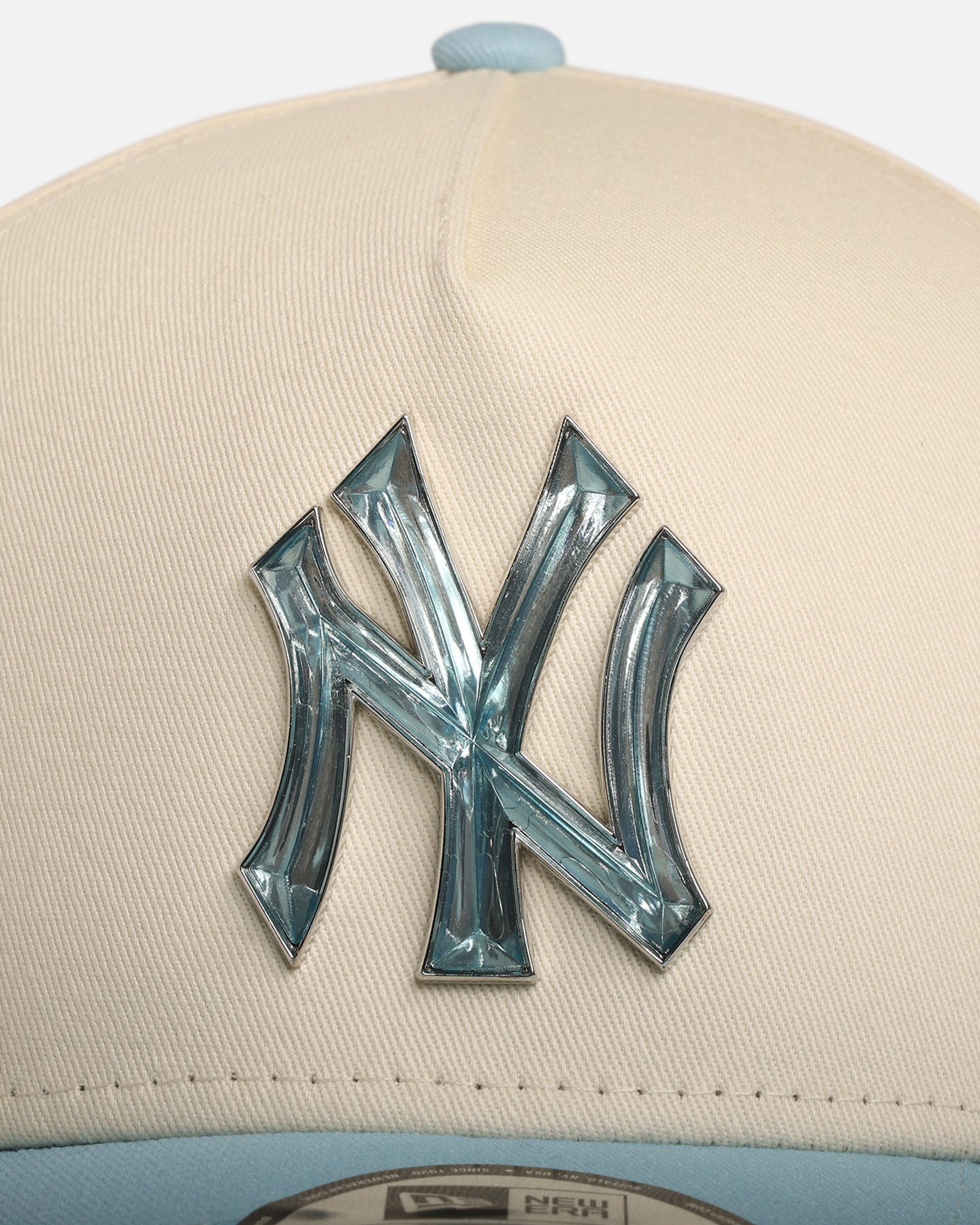 New Era New York Yankees 'Jelly Crystals Collection' 9FORTY A-Frame Snapback Chrome White/Blue、mySite、zt4zffjzw