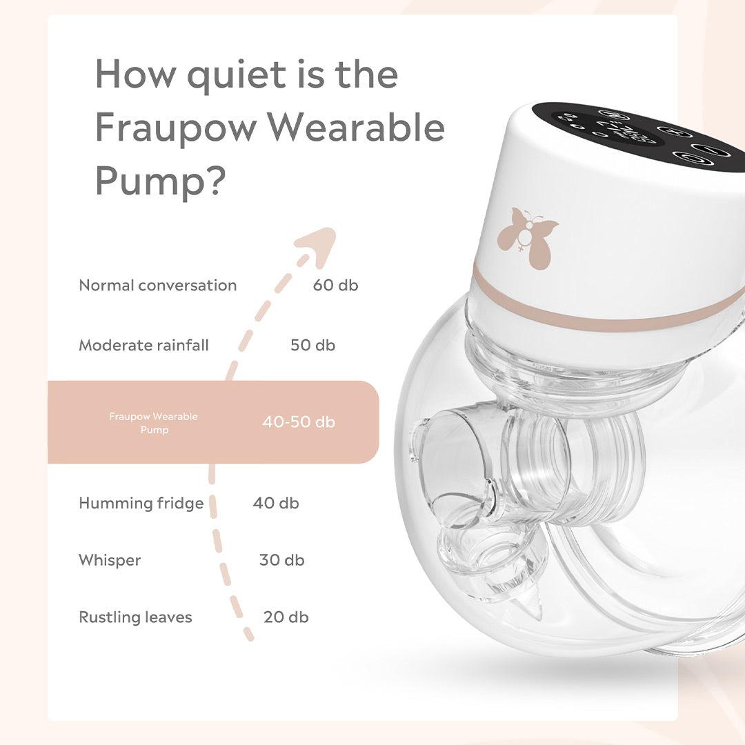  Fraupow Double Wearable Hands-Free Breast Pump - White、mySite、merchandisen