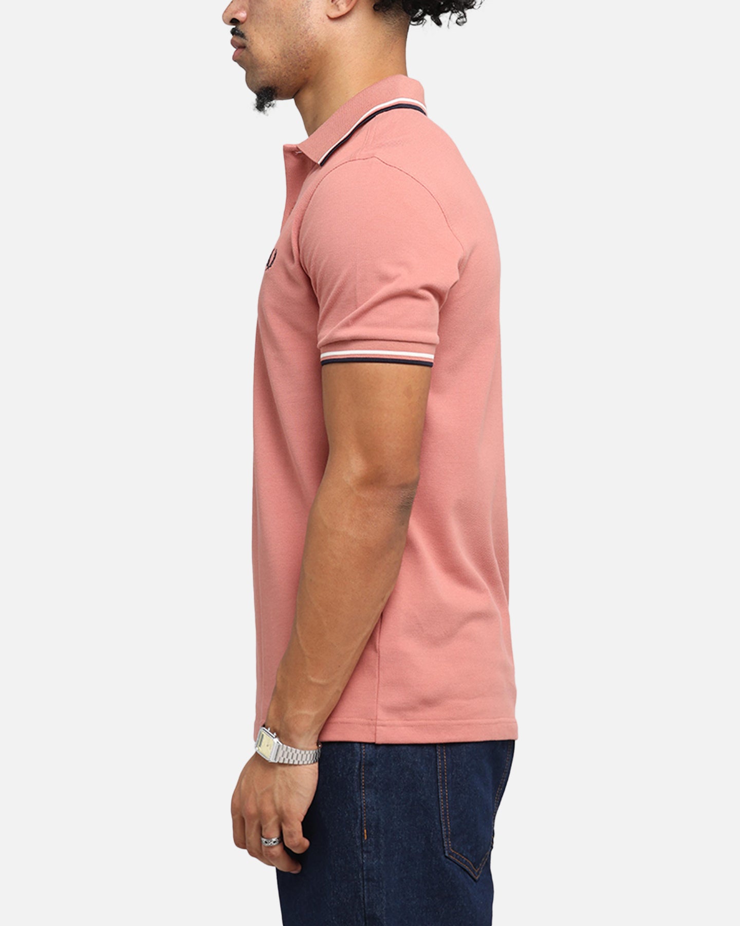 Fred Perry Twin Tipped Polo Shirt Pink、mySite、zt4zffjzw