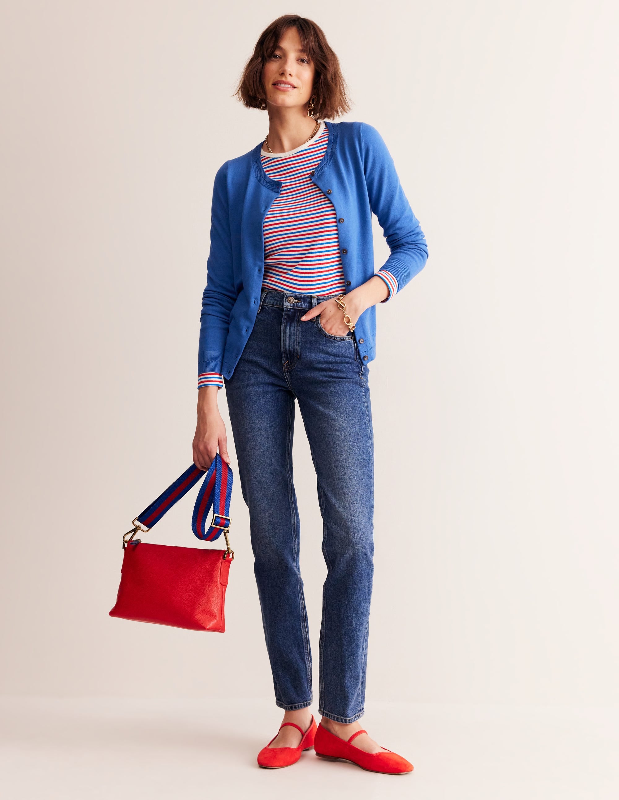  Catriona Cotton Cardigan-Blue Jay、mySite、ashleygrahame