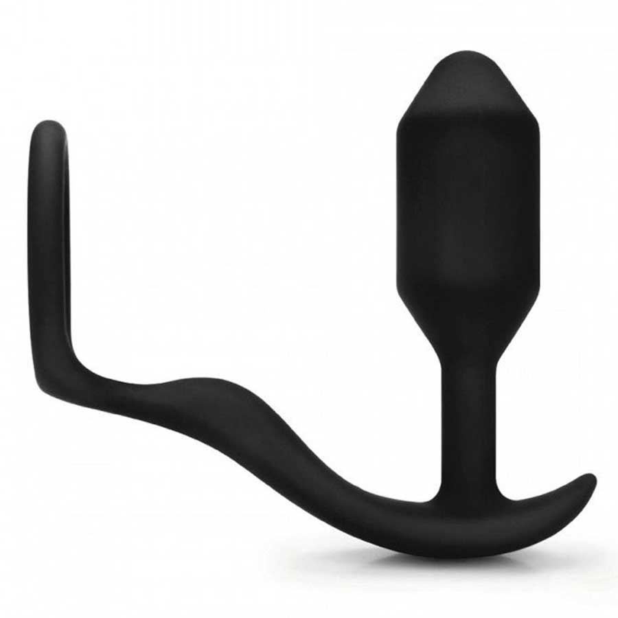 B-Vibe Snug & Tug 128 gram Weighted Butt Plug Cock Ring、mySite、bottomscart