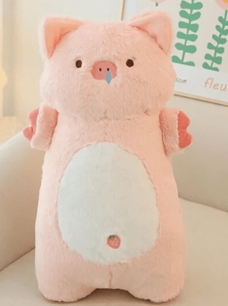 Kawaii Large Kitty Cat or Pink Pig Pillow Plush Animals 55cm Tall!、mySite、g9winljtr