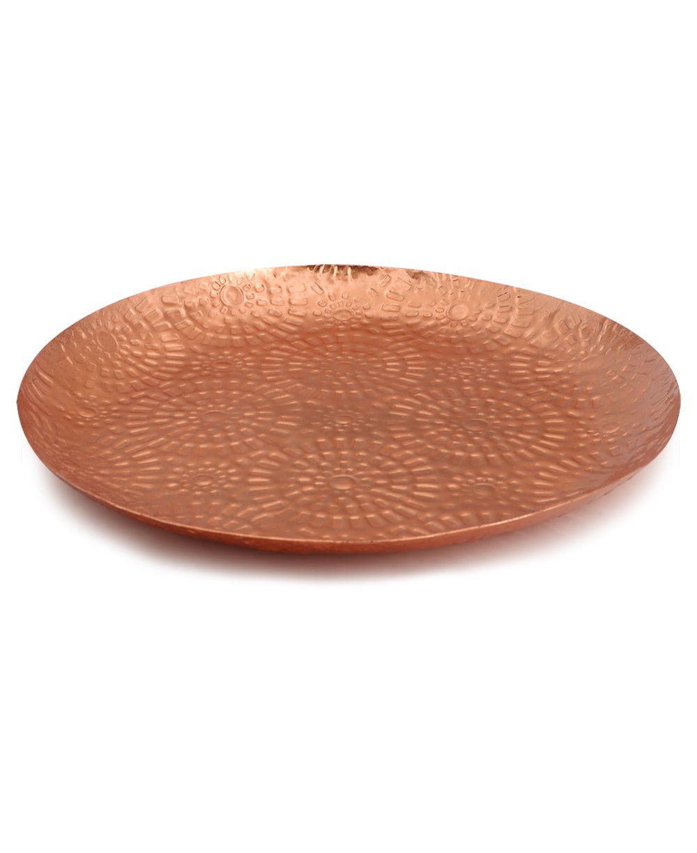 Fairtrade Mandala Design Recycled Metal Copper Tray、mySite、topwebapps