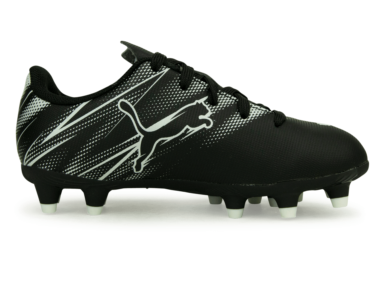 PUMA Kids Attacanto FG/AG Black/White、mySite、bottomscart