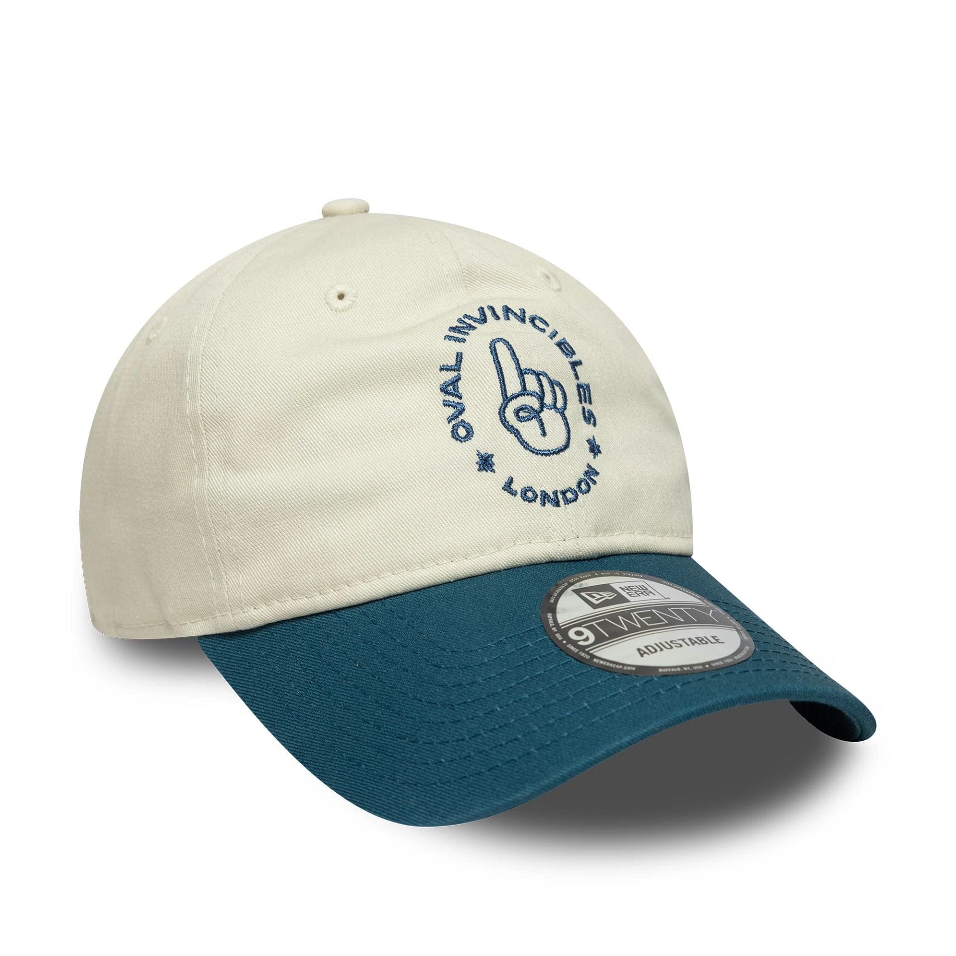 Oval Invincibles The Hundred 2025 Contrast Light Beige 9TWENTY Adjustable Cap、mySite、vikingsvslions