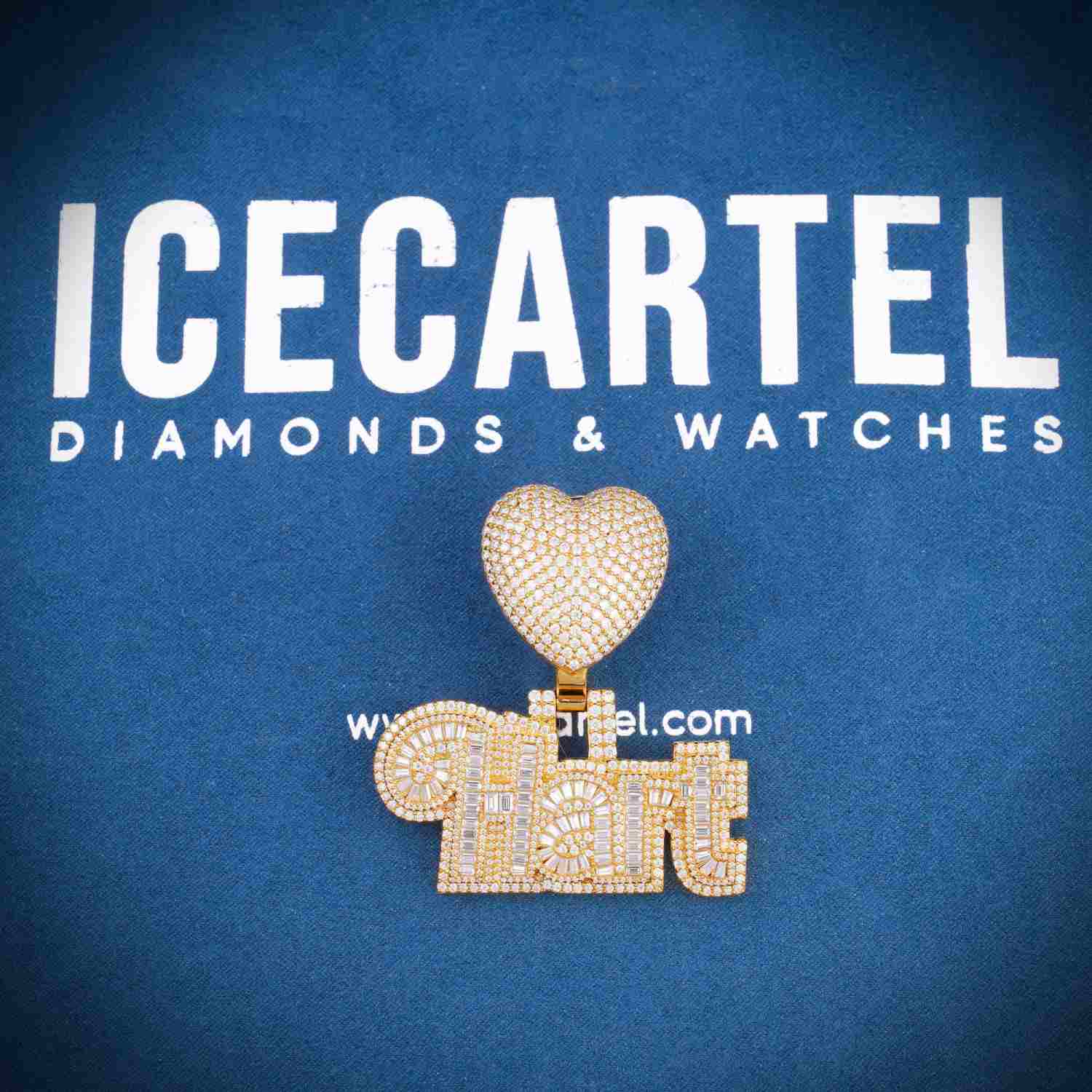 HART Custom Moissanite Pendant 14k Gold、mySite、hinf8tx79