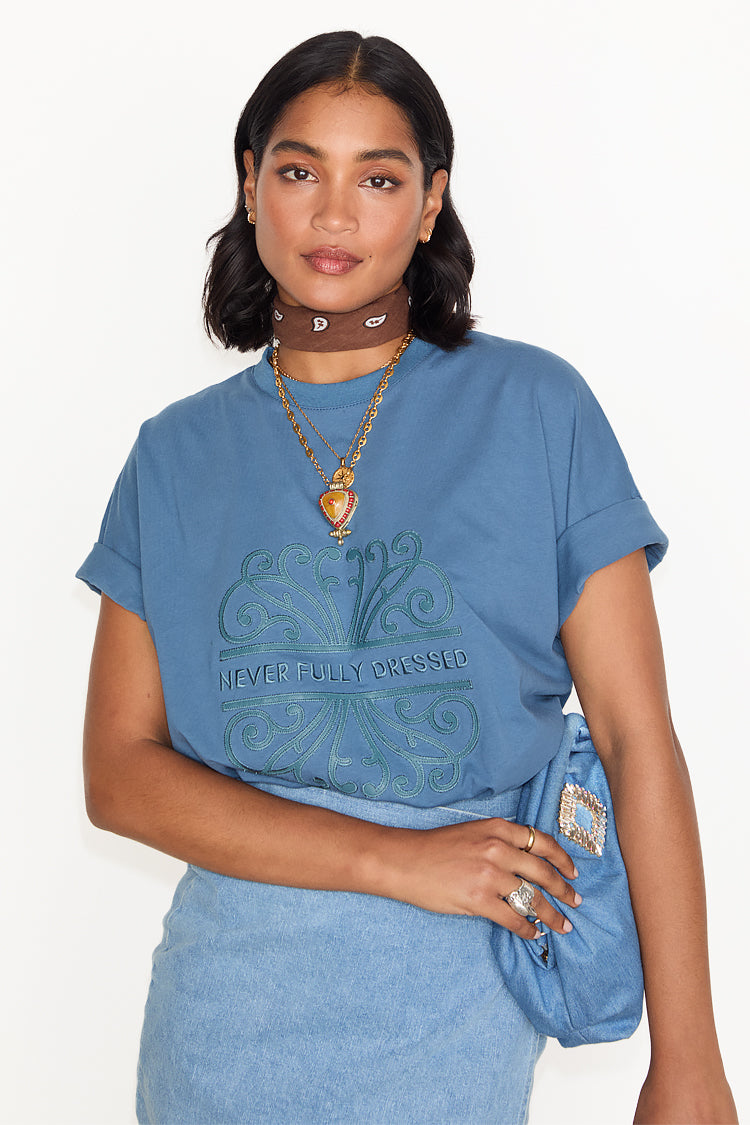 Washed Blue NFD T-Shirt、mySite、solidvoid