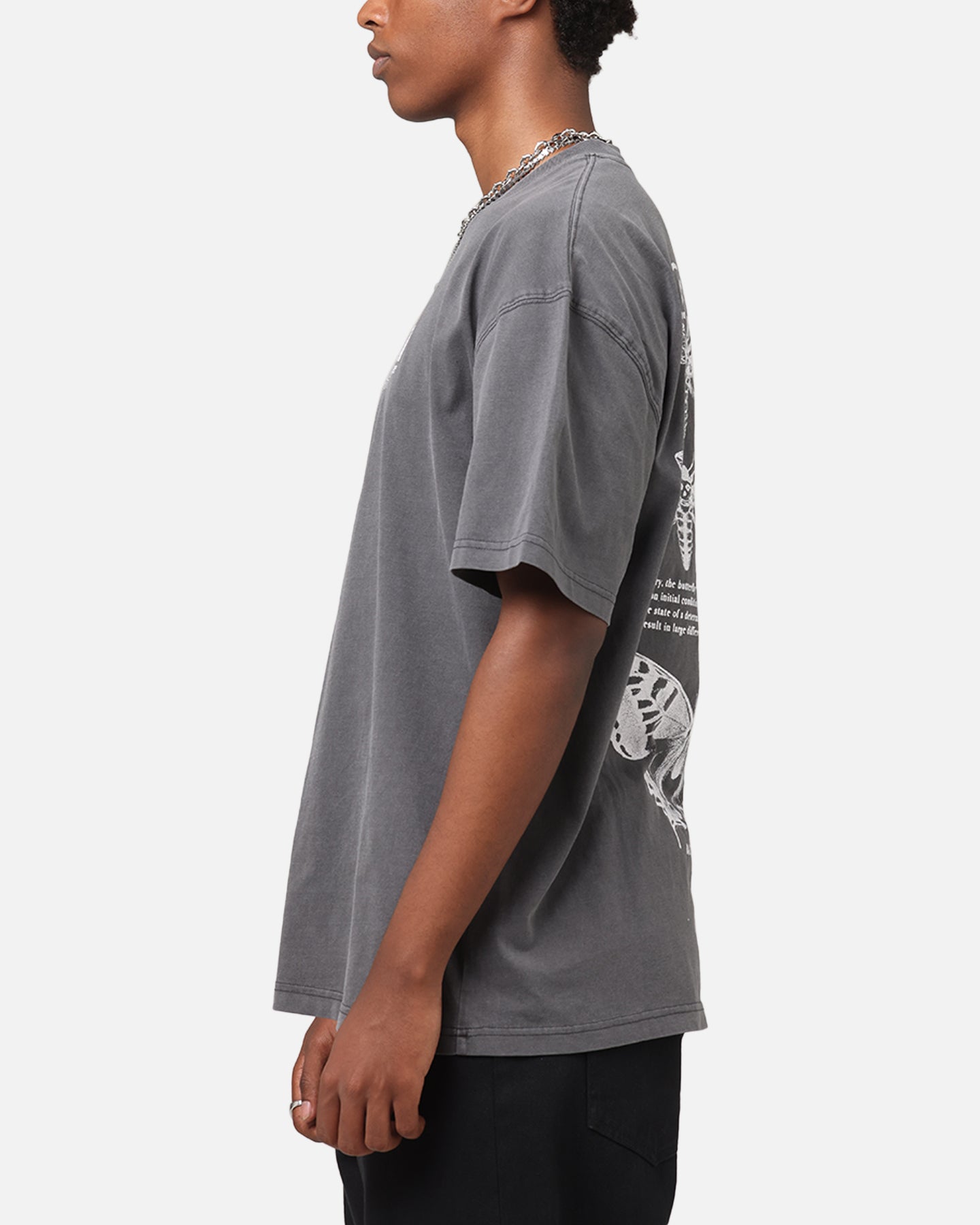 Rats Get Fat Butterfly Effect T-Shirt Charcoal、mySite、zt4zffjzw