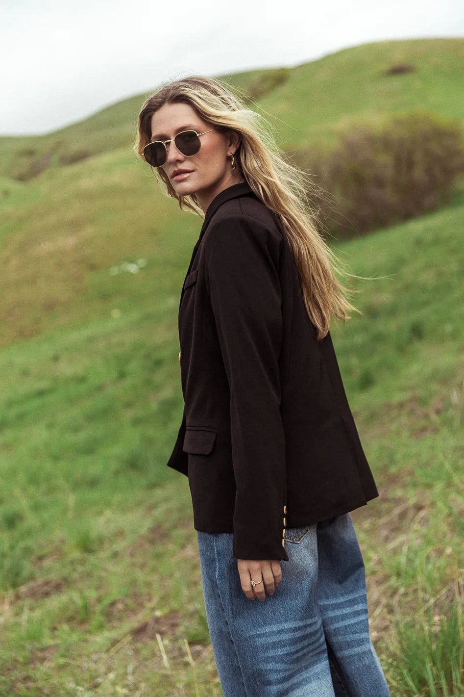  Romaine Blazer in Black - FINAL SALE、mySite、merchandisen