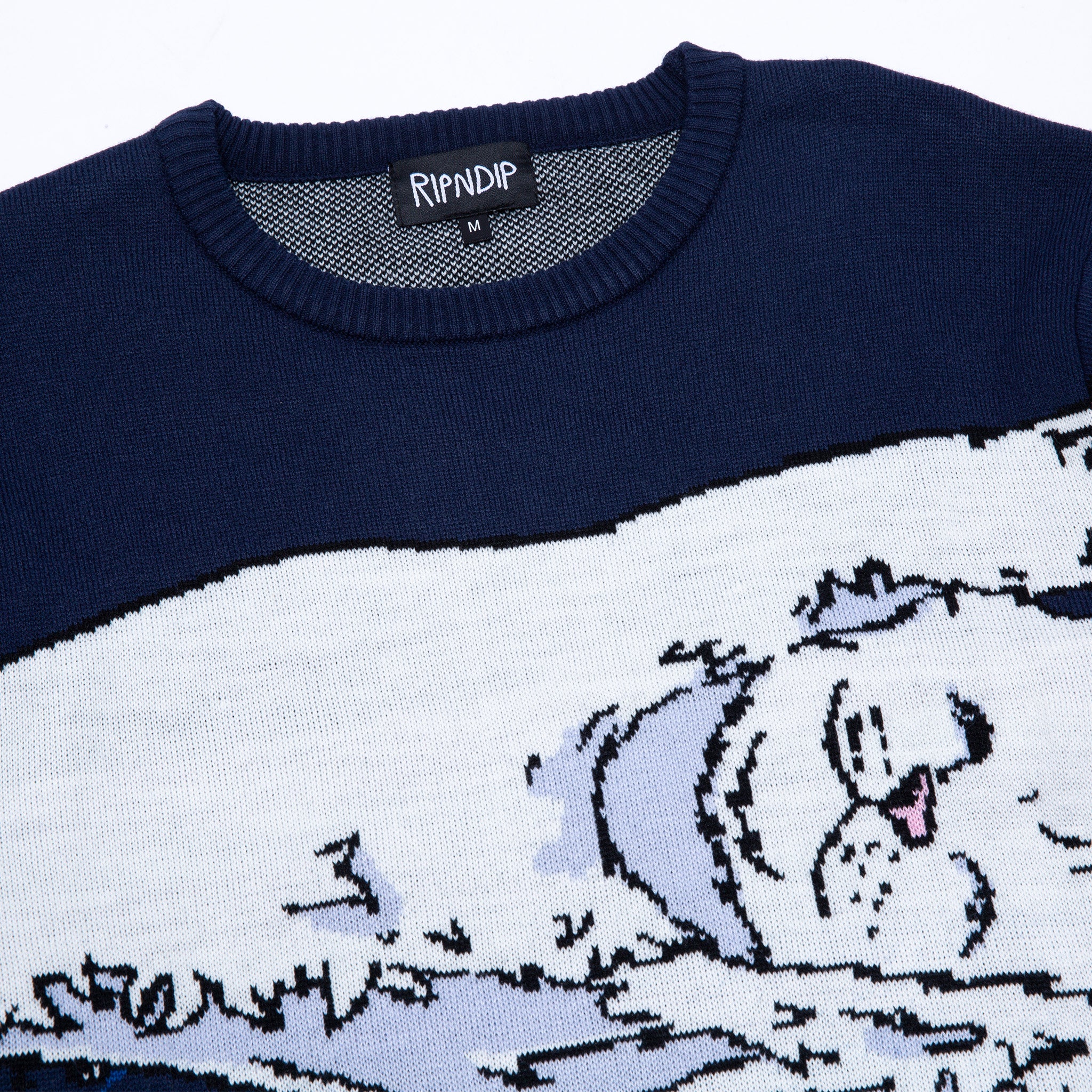  Great Wave Sweater (Navy)、mySite、merchandisen