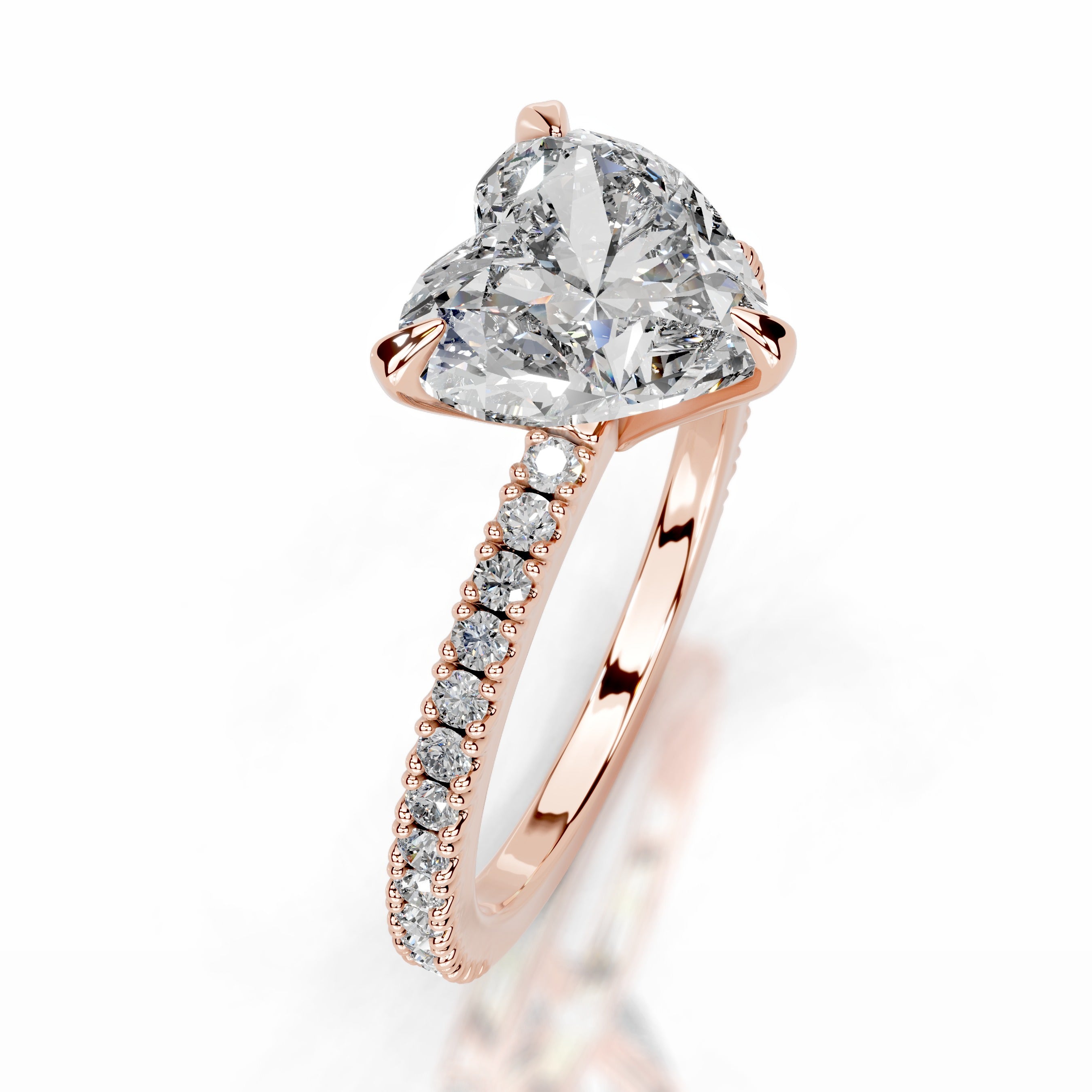 Luisana Diamond Engagement Ring - 14K Rose Gold、mySite、hinf8tx79