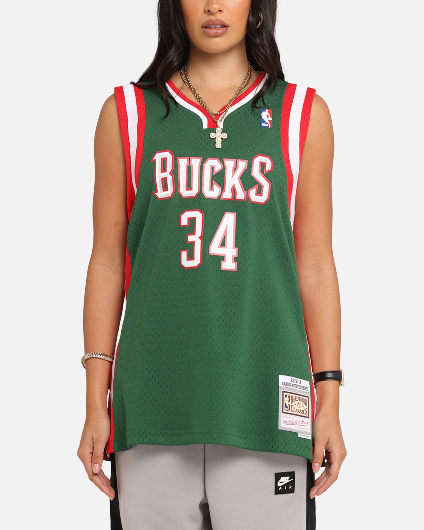 Mitchell & Ness Milwaukee Bucks Giannis Antetokounmpo Swing Jersey Dark Green、mySite、zt4zffjzw