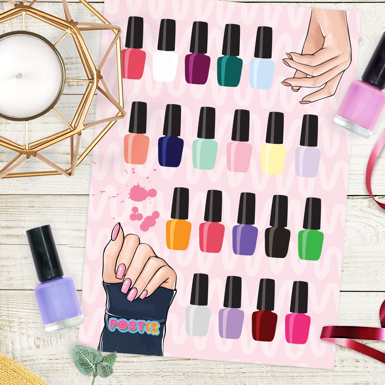  Nailed It Sticker Sheet、mySite、ghnorth