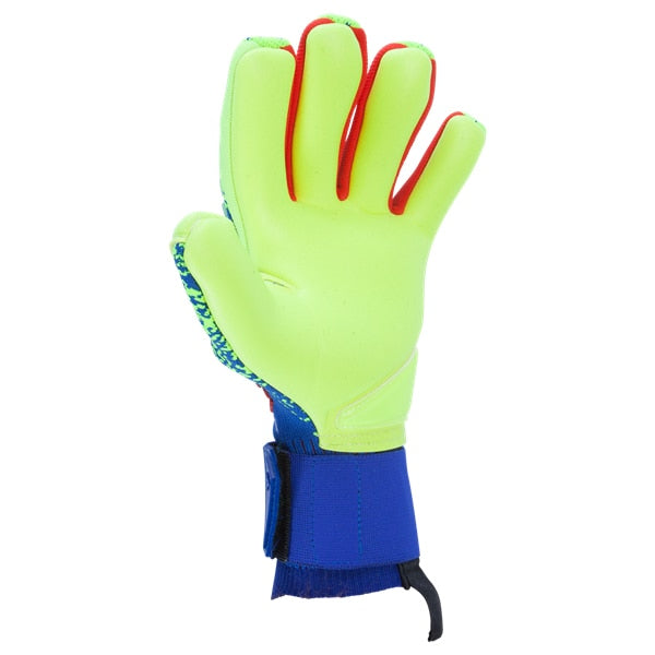 adidas Men's Predator Pro Goalkeeper Gloves Solar Yellow/Bold Blue/Active Red、mySite、bottomscart