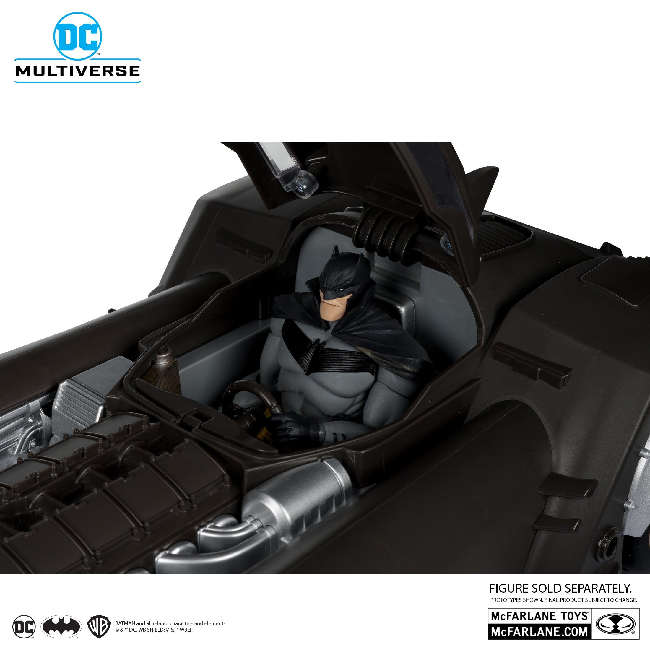 DC Multiverse Exclusive Gold Label Batmobile (Batman White Knight)、mySite、hgirdovlk