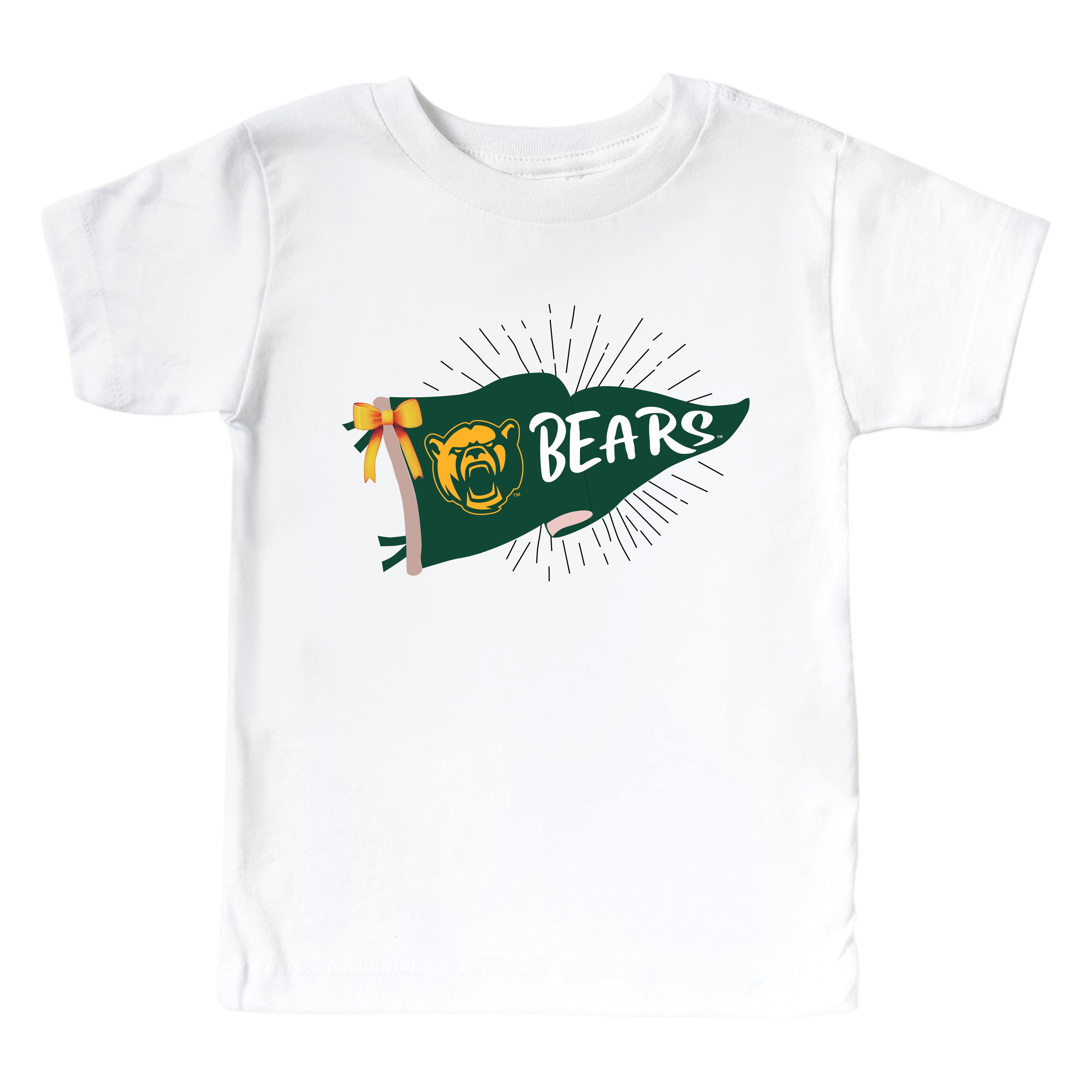  Baylor University | Footballs & Bows Kids Graphic Tee、mySite、layawaytickets