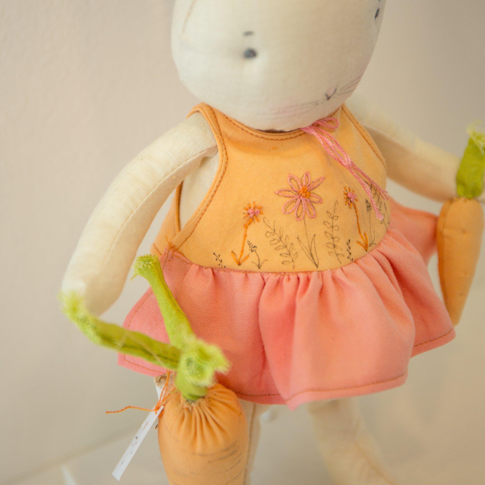 RETIRED - Hutch Studio - Coco Carrot - One of a Kind Bunny、mySite、g9winljtr