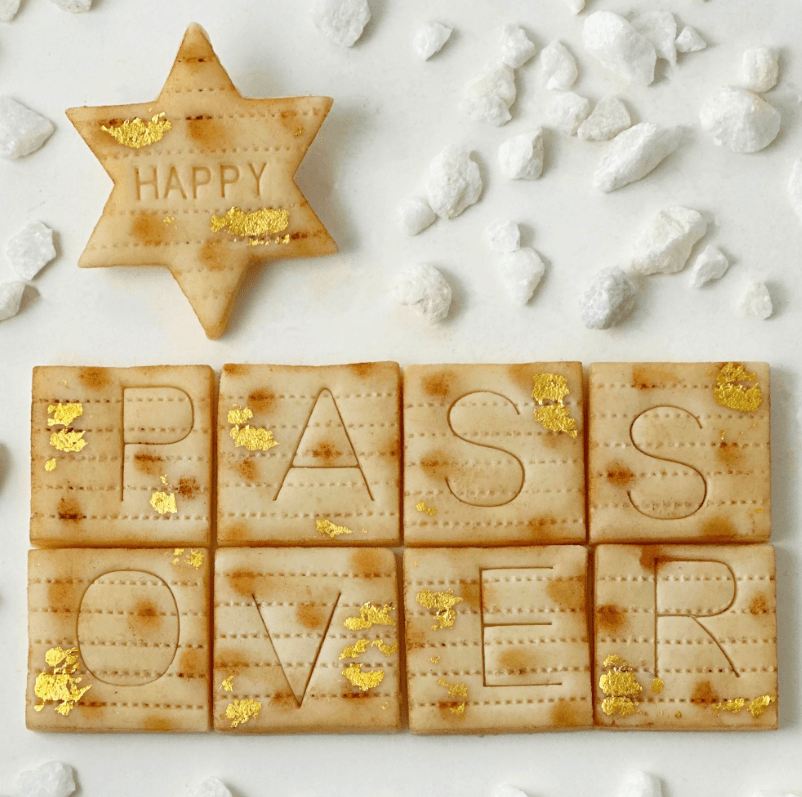 Happy Passover Greeting Marzipan Matzah Tiles、mySite、topwebapps