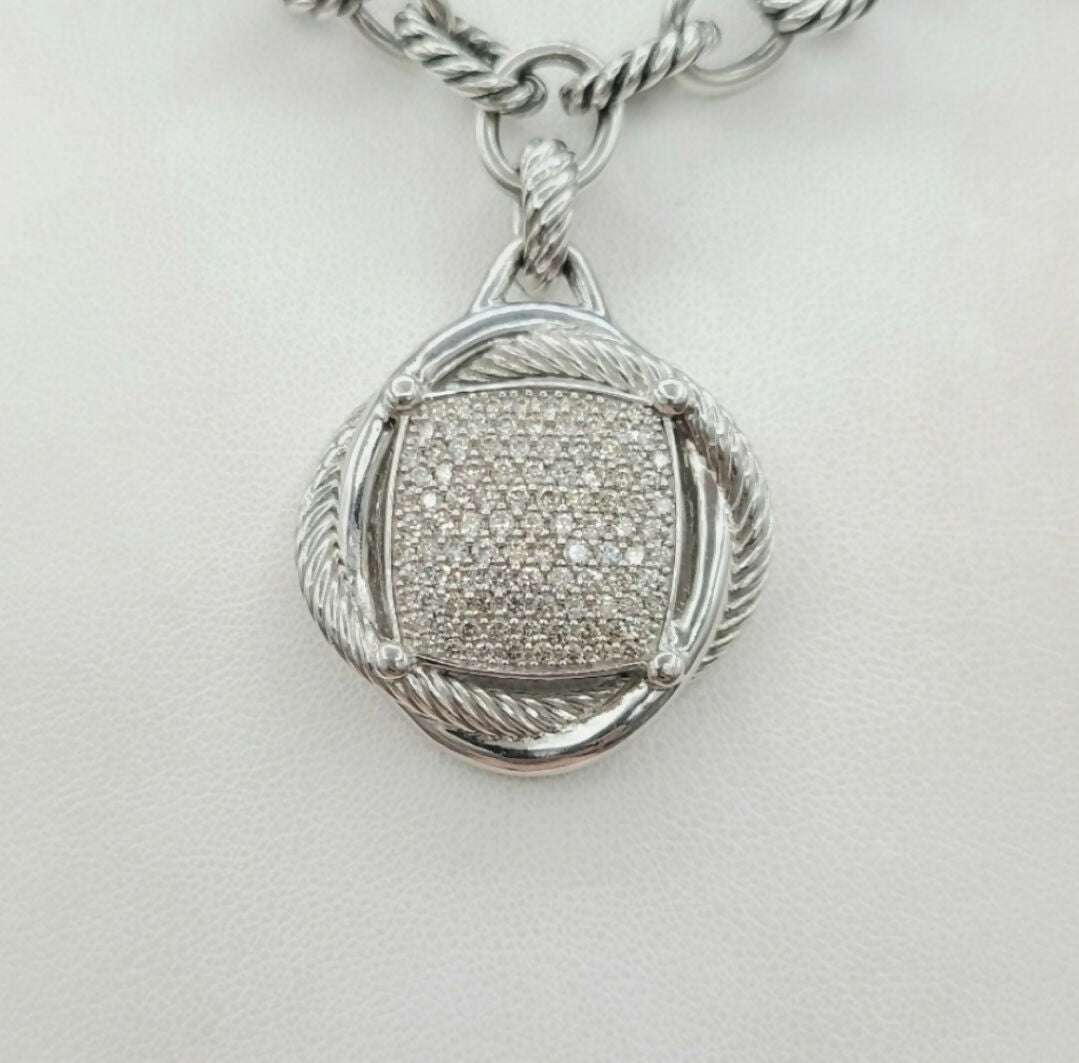 David Yurman Infinity Large Pendant 鈥?Diamonds、mySite、hinf8tx79