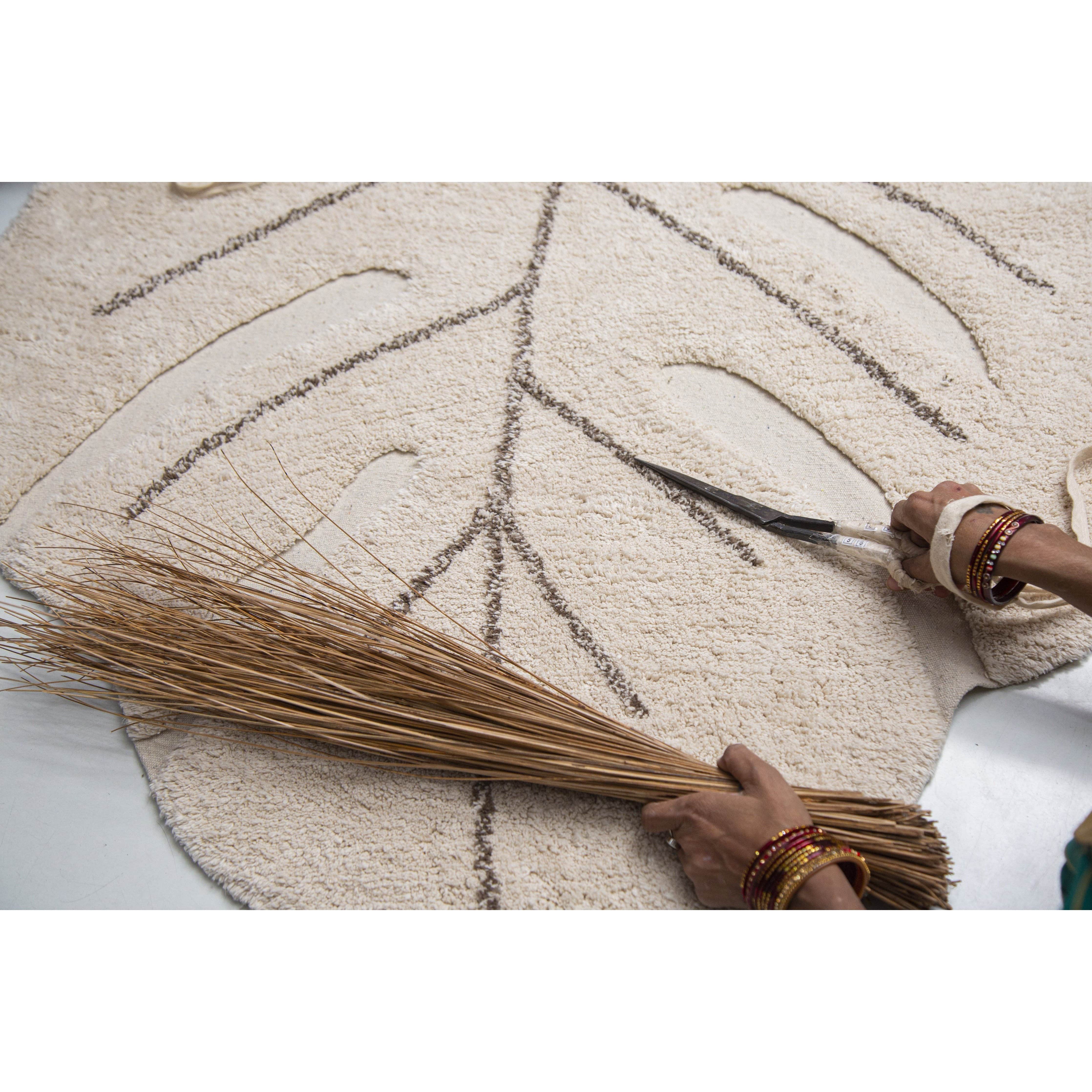 Monstera Natural Washable Area Rug、mySite、gigharbornorthrealestate