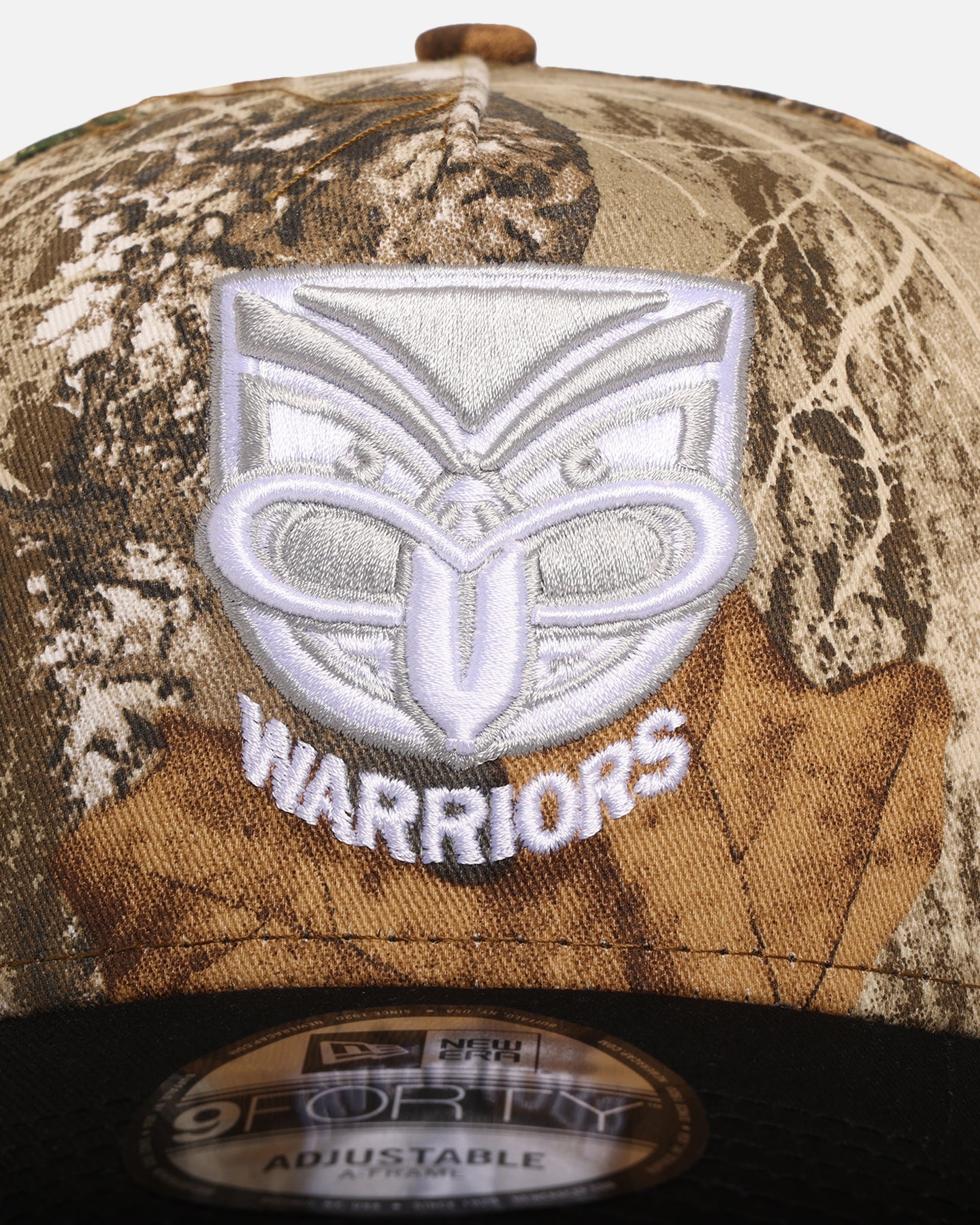 New Era New Zealand Warriors 'NRL Real Tree' 9FORTY A-Frame Snapback Real Tree Camo、mySite、zt4zffjzw