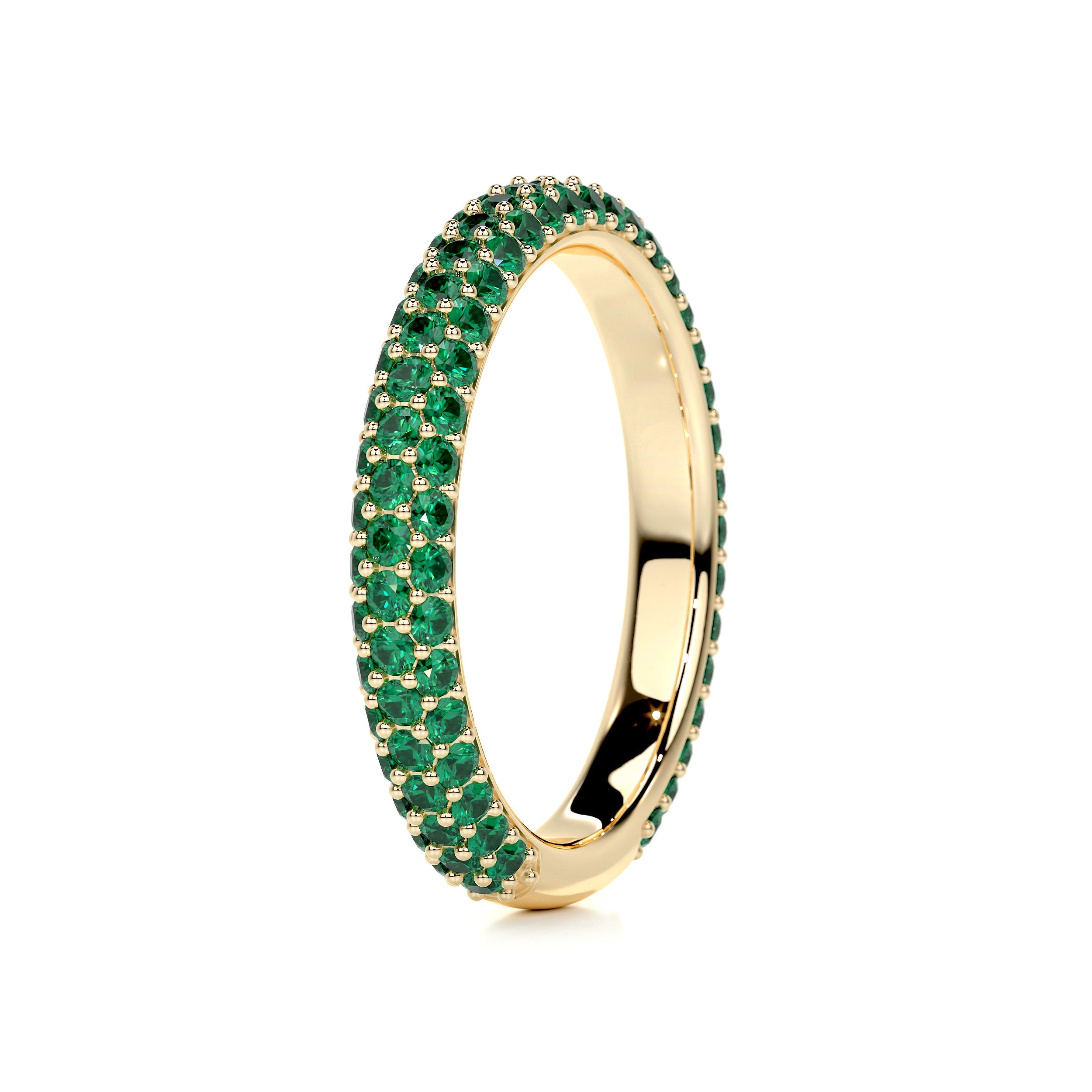 Emma Green Gemstone Wedding Ring (1.25 Carat) - 18K Yellow Gold (RTS)、mySite、hinf8tx79