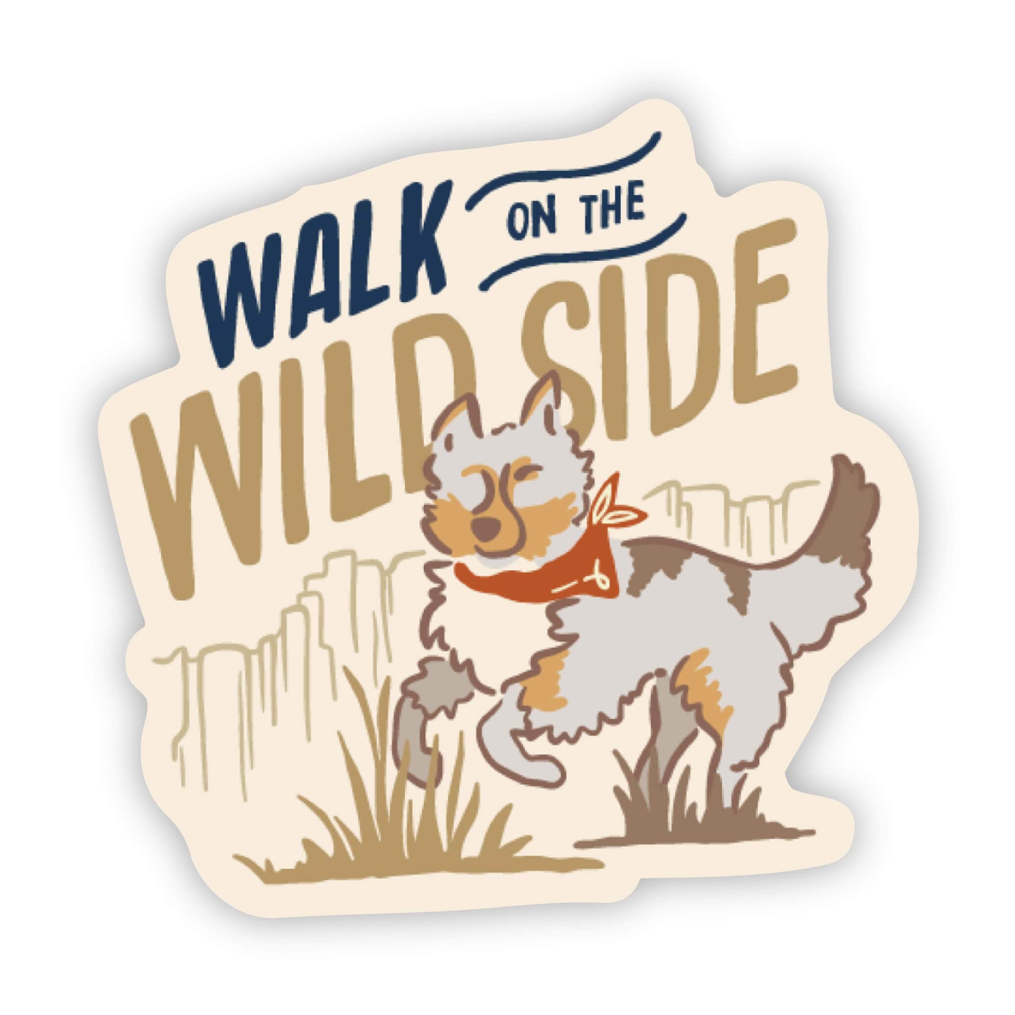  Walk on the wild side sticker、mySite、ghnorth