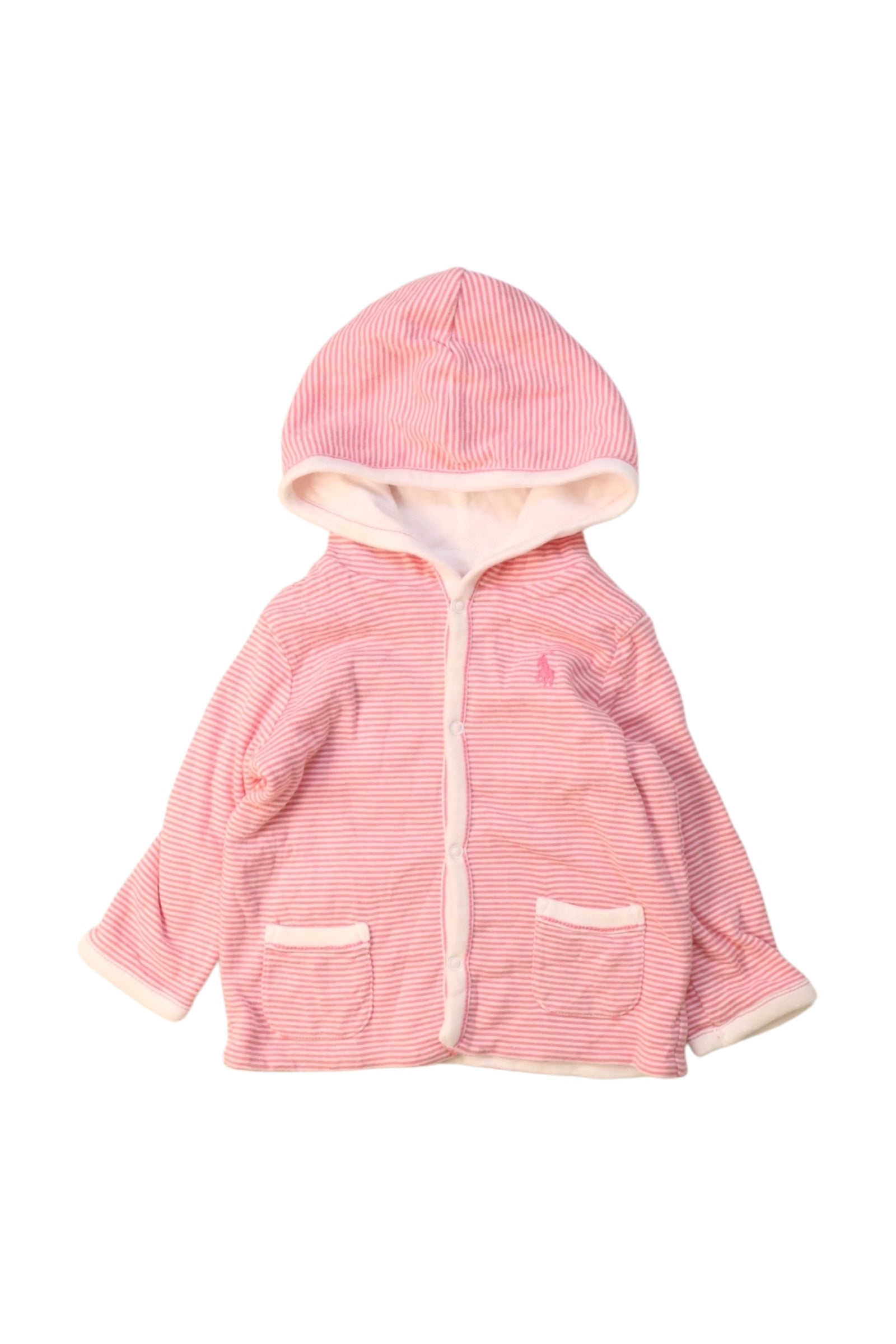 Ralph Lauren Striped Hooded Sweatshirt, Size 12-18M、mySite、g9winljtr