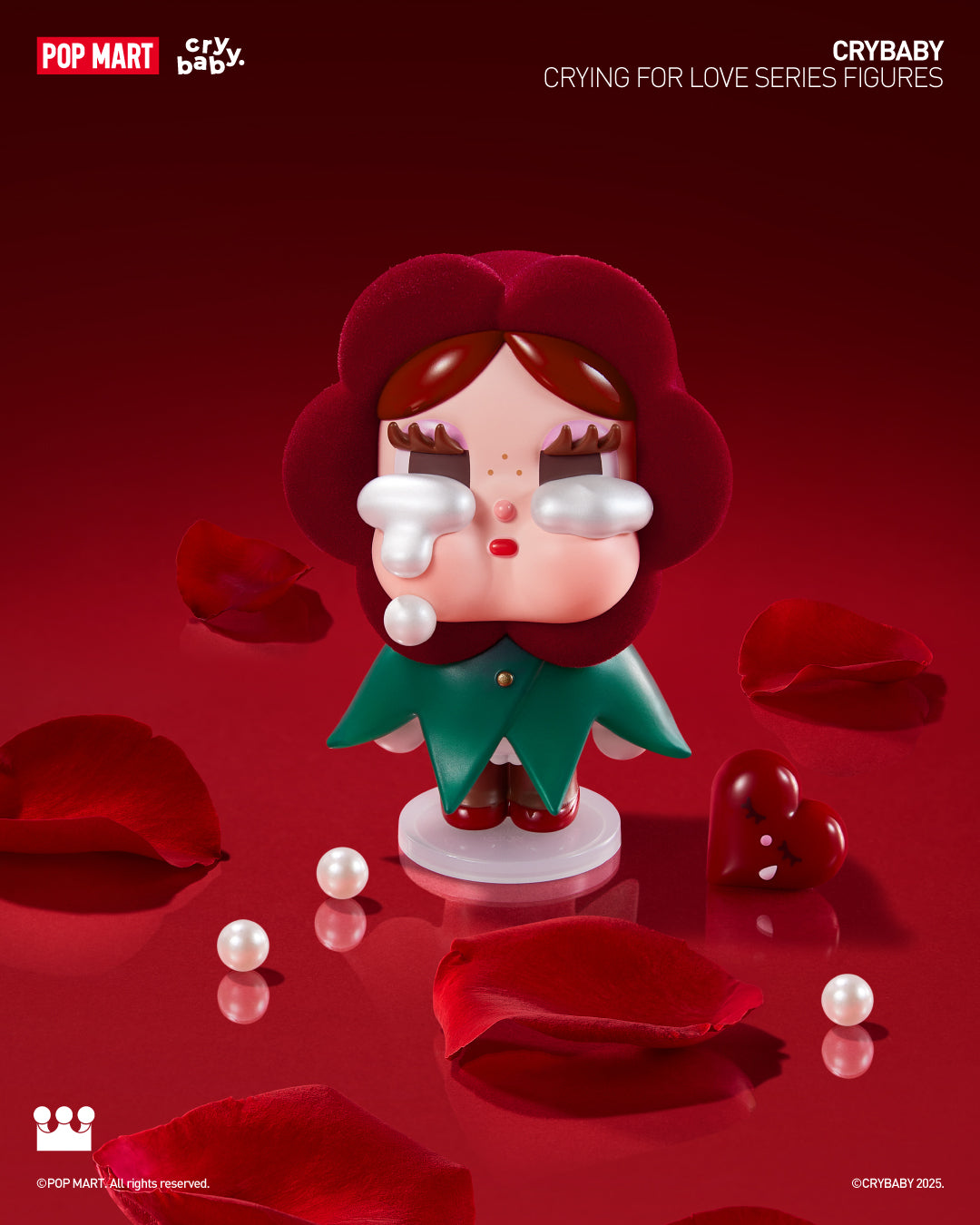  POP MART CRYBABY Crying For Love Series Figures、mySite、greenlandpopulation
