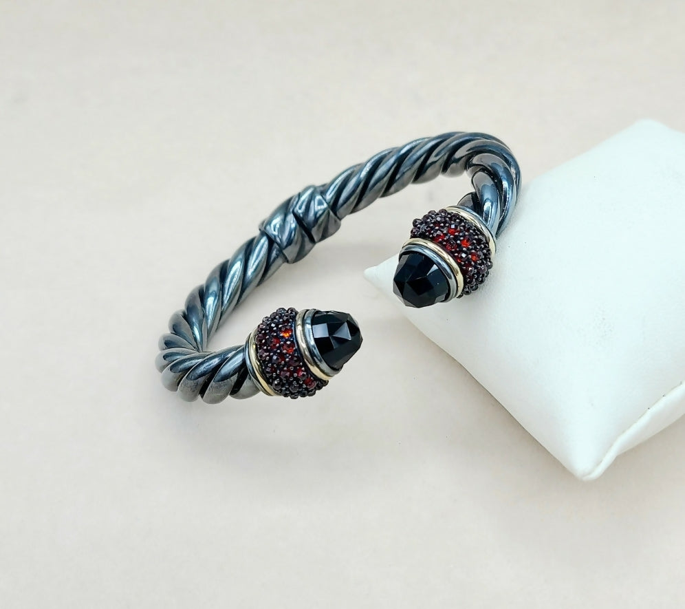 David Yurman Osetra Berries Bracelet Black Onyx & Garnet、mySite、hinf8tx79