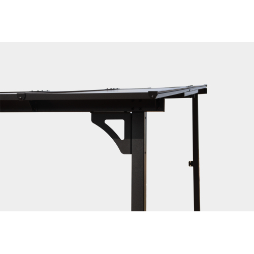 10' x 10' Outdoor Pergola Gazebo,Wall-Mounted Lean to Metal Awning Gazebo with Roof,Large Heavy Duty for Patio,Decks,Backyard、、eastwooduniform