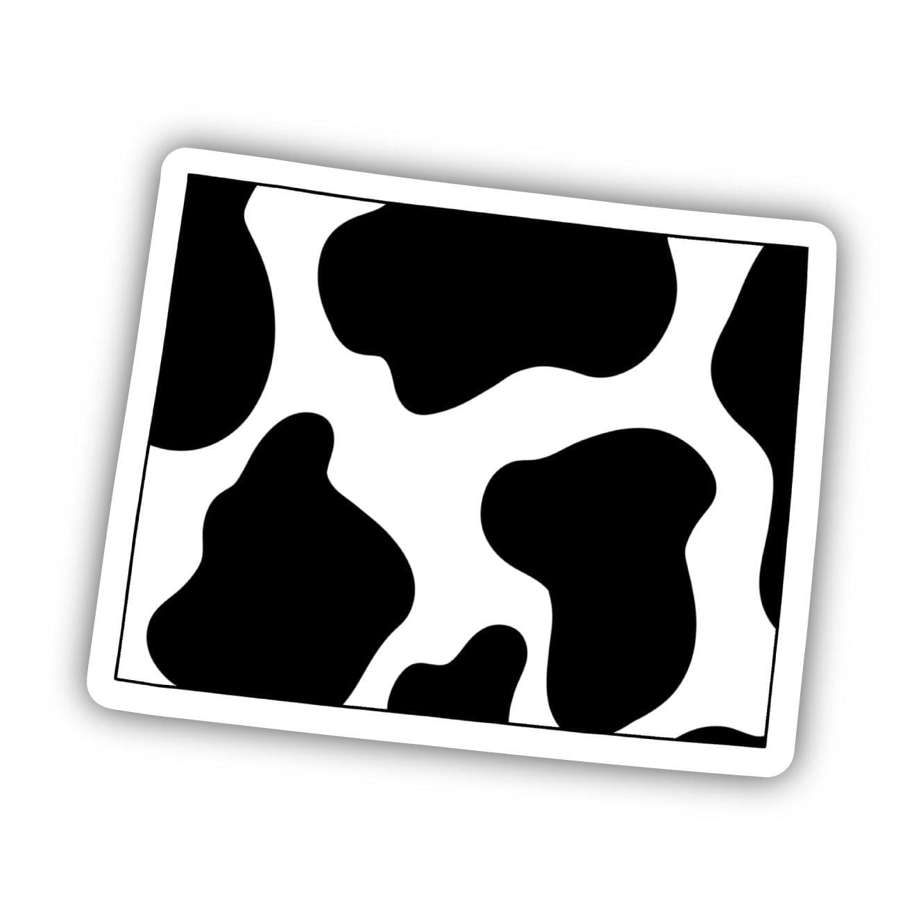  Wyoming Cow Pattern Sticker、mySite、elrpsem3k