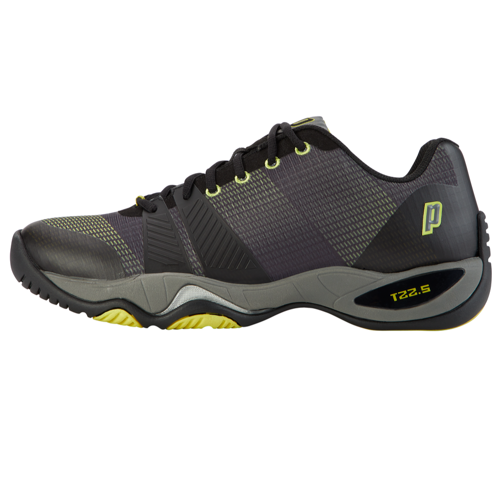 Prince T22.5 Men's Tennis Shoe (Black/Yellow)