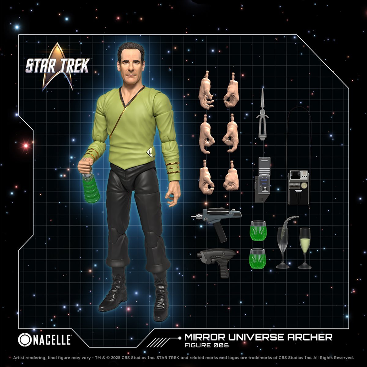 Star Trek: Enterprise Fig.006 Mirror Universe Jonathan Archer (1/12 Scale)、mySite、hgirdovlk