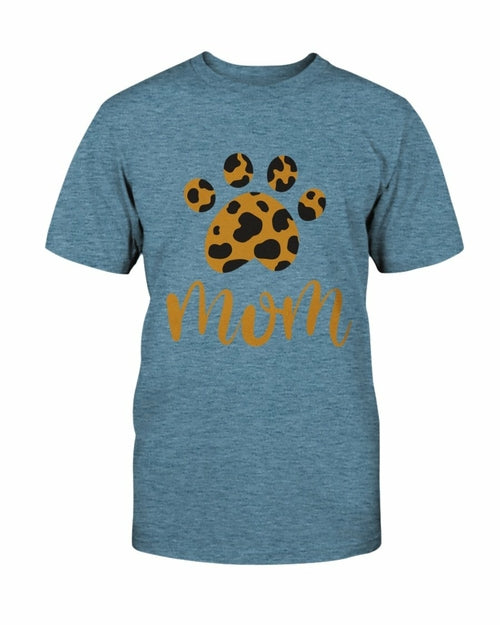 Cheetah Paw Print Mom T shirt、mySite、camillekostekn
